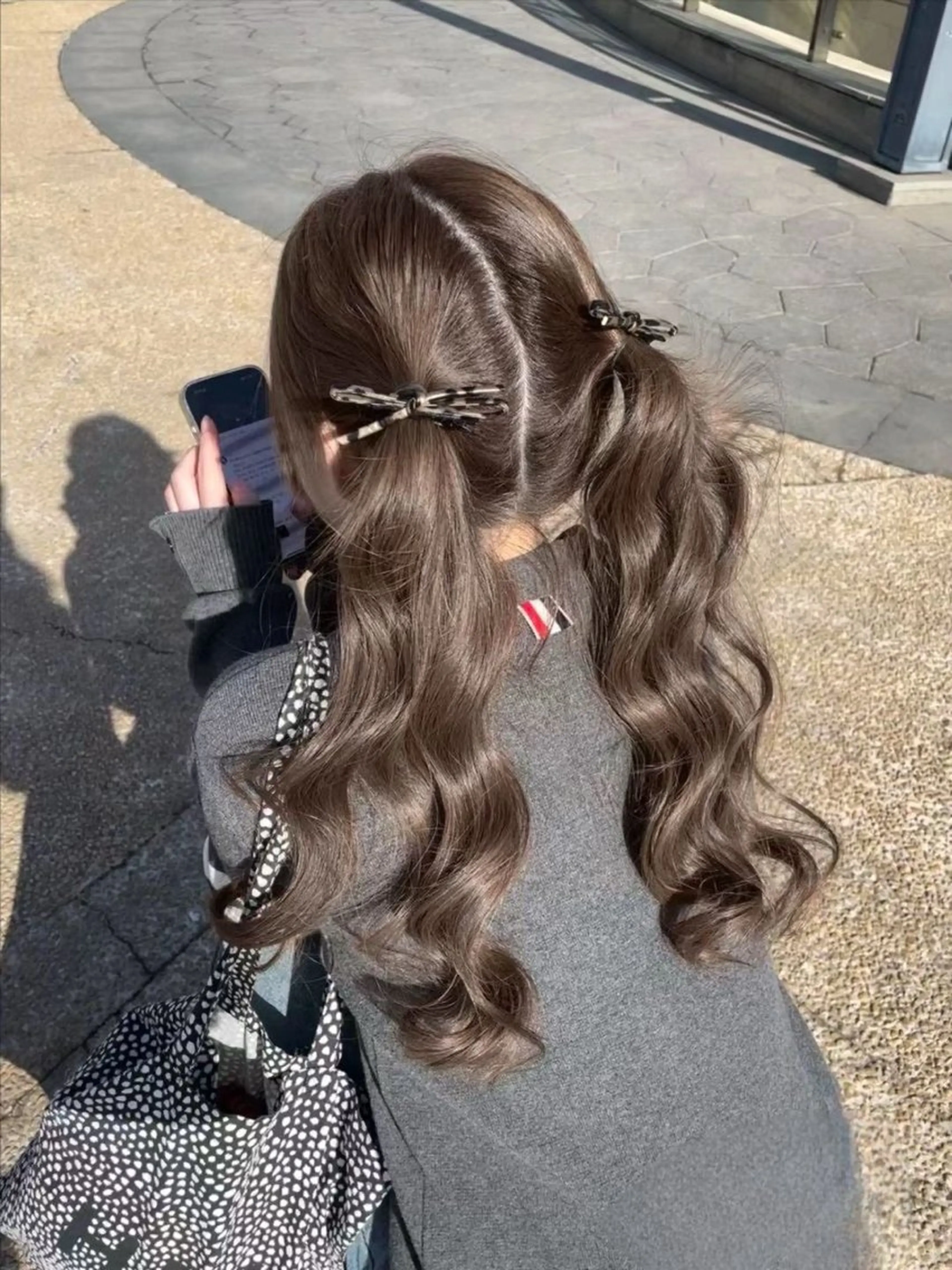ロング ヘアカラー トリートメント ヘッドスパ ヘアセット 🤍上質艶ワンホン ヘアMAYU🤍のヘアスタイル