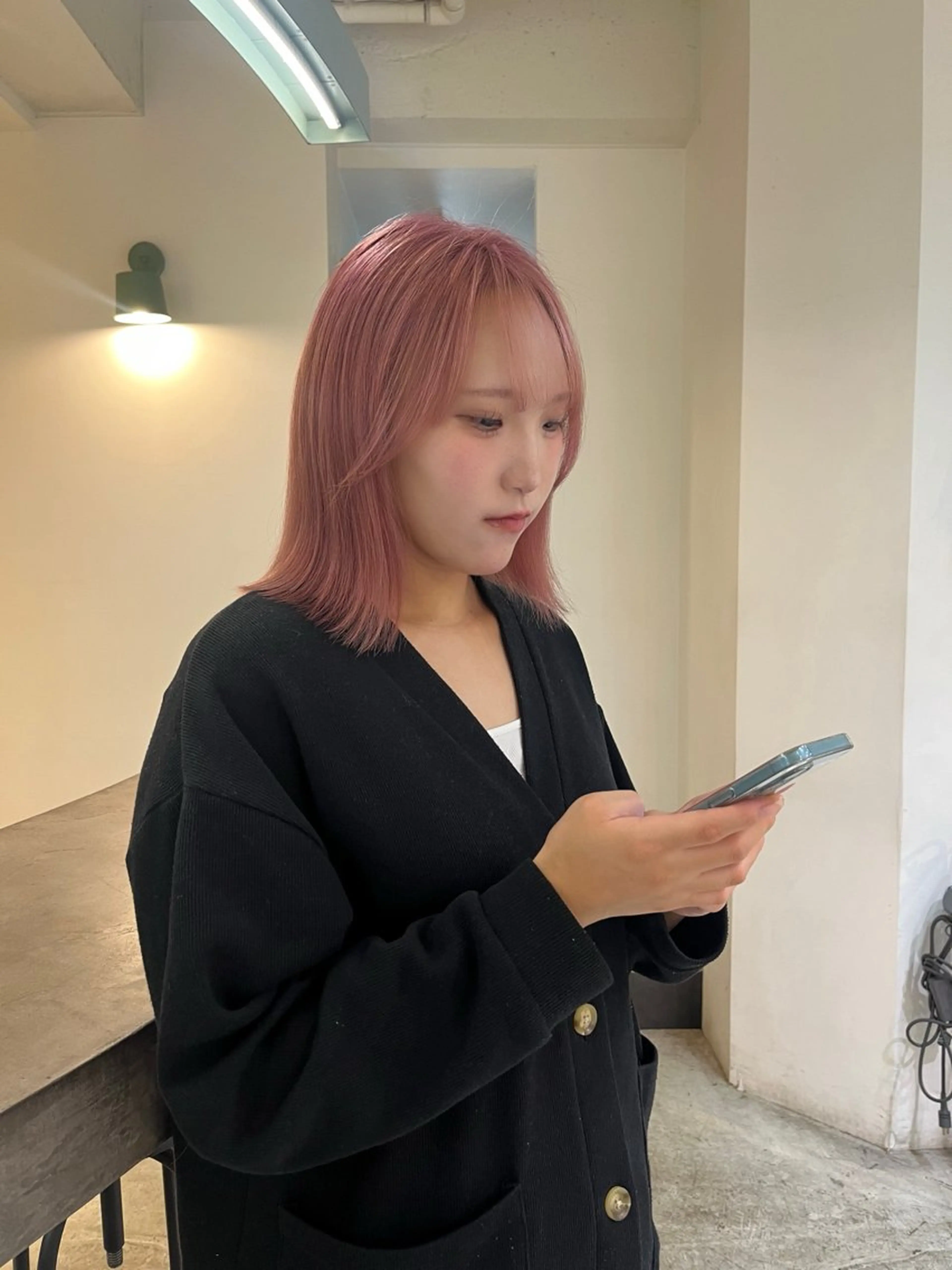 カラー morita yunaのヘアスタイル