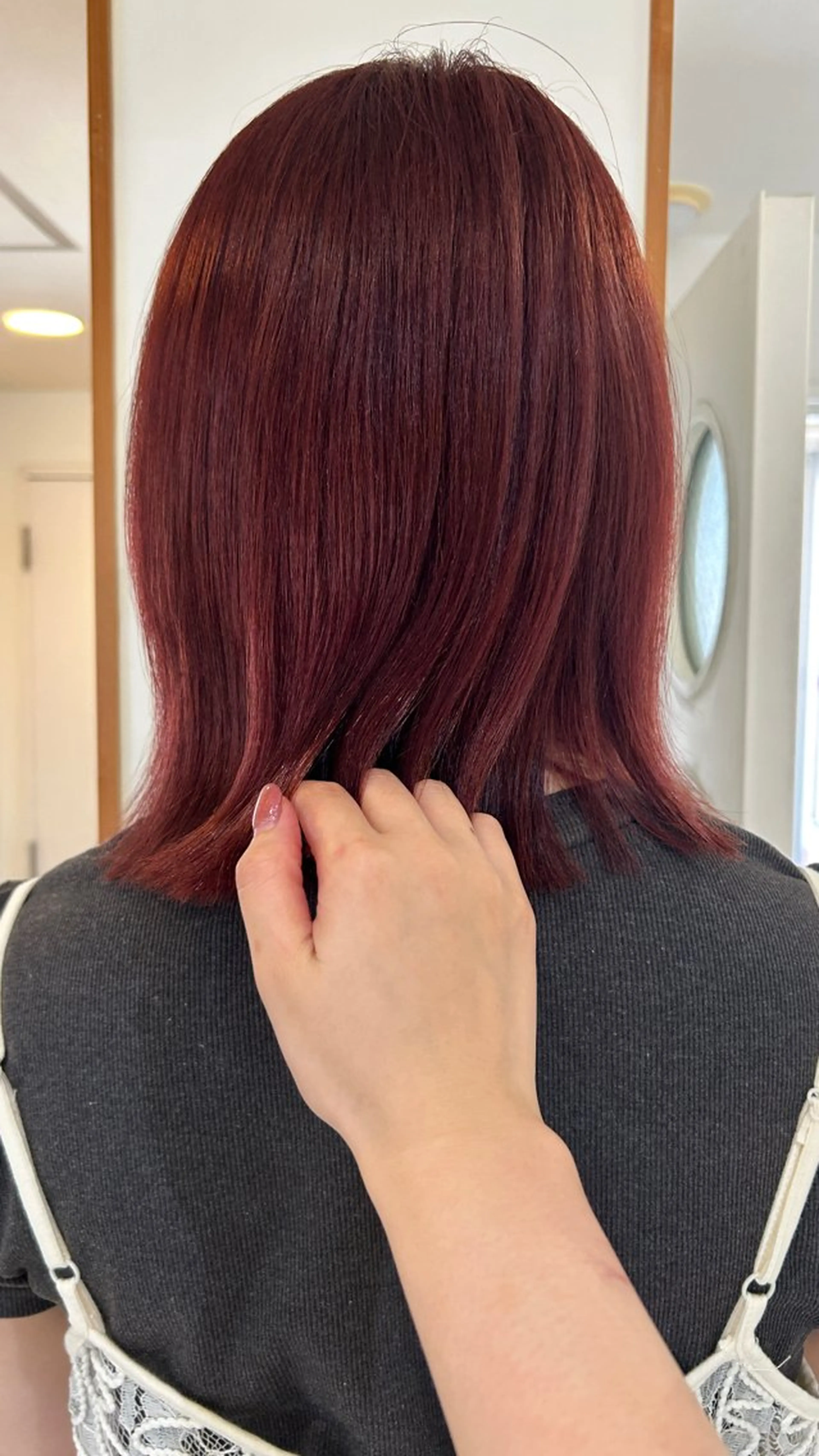 ブリーチありWcolor＋cut❕(暖色系🍒🍊)の写真
