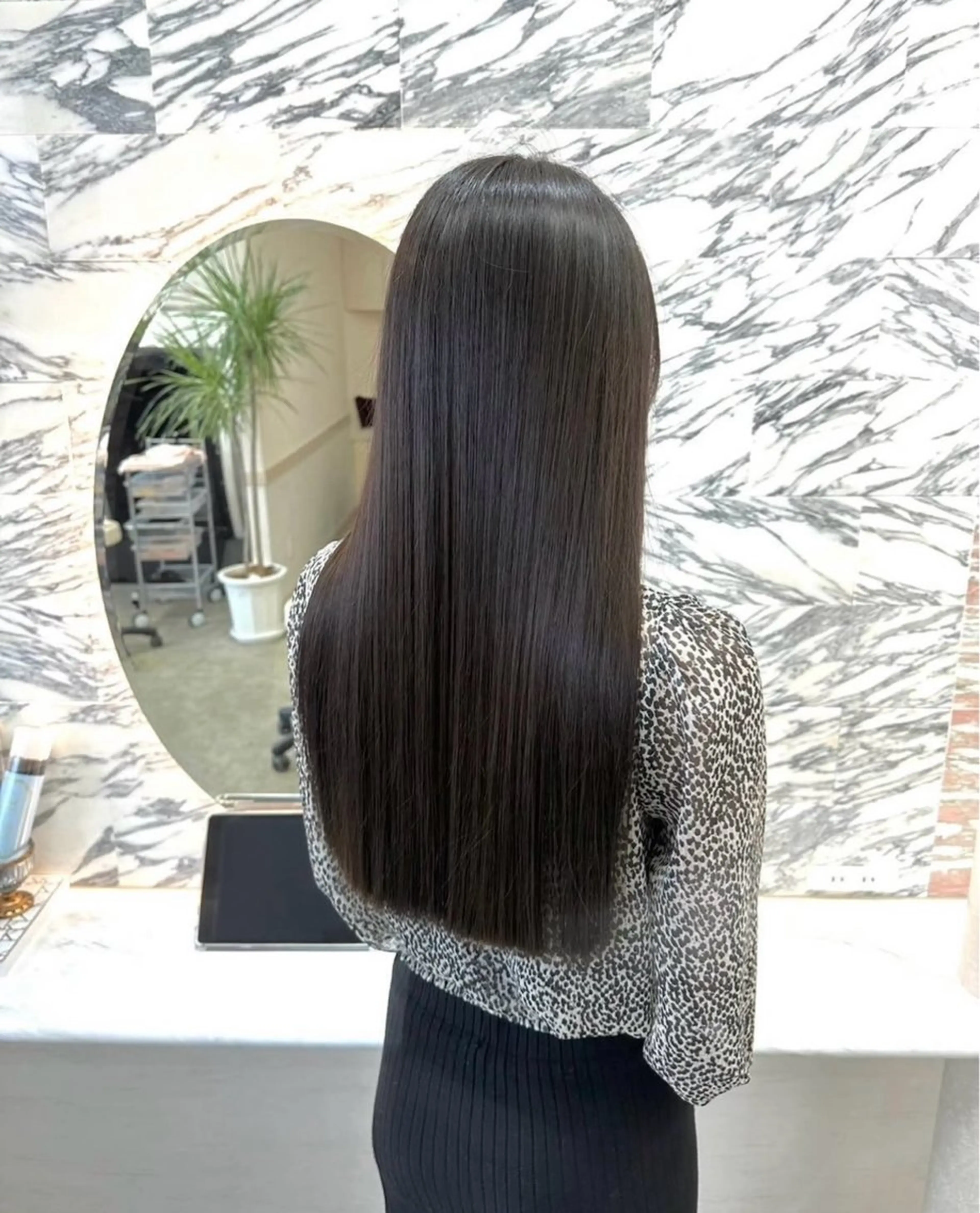 ロング 縮毛矯正 ハイトーンの天才 shuheiのヘアスタイル