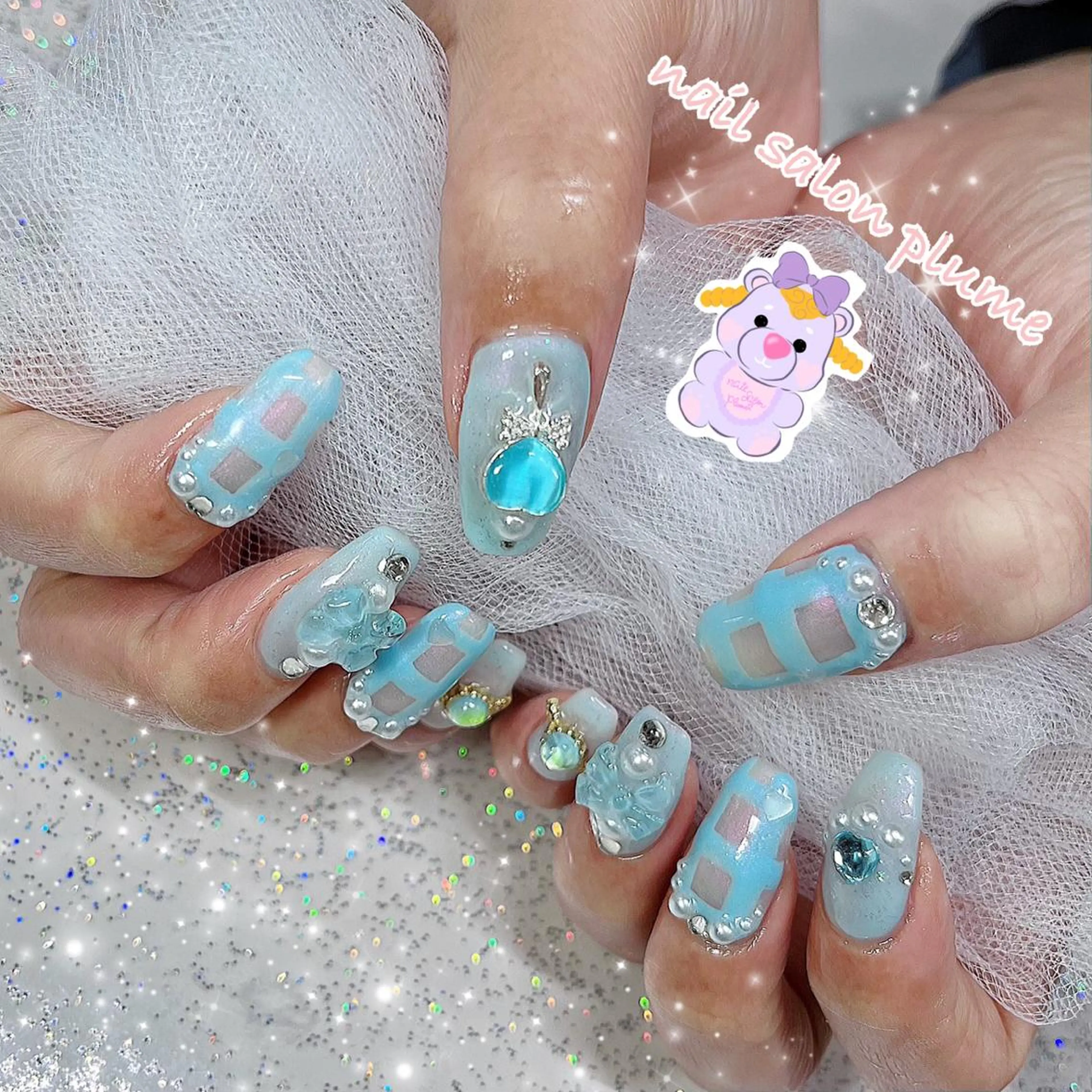 ネイル ハンドネイル plume nail ☆韓国ネイルのネイルデザイン