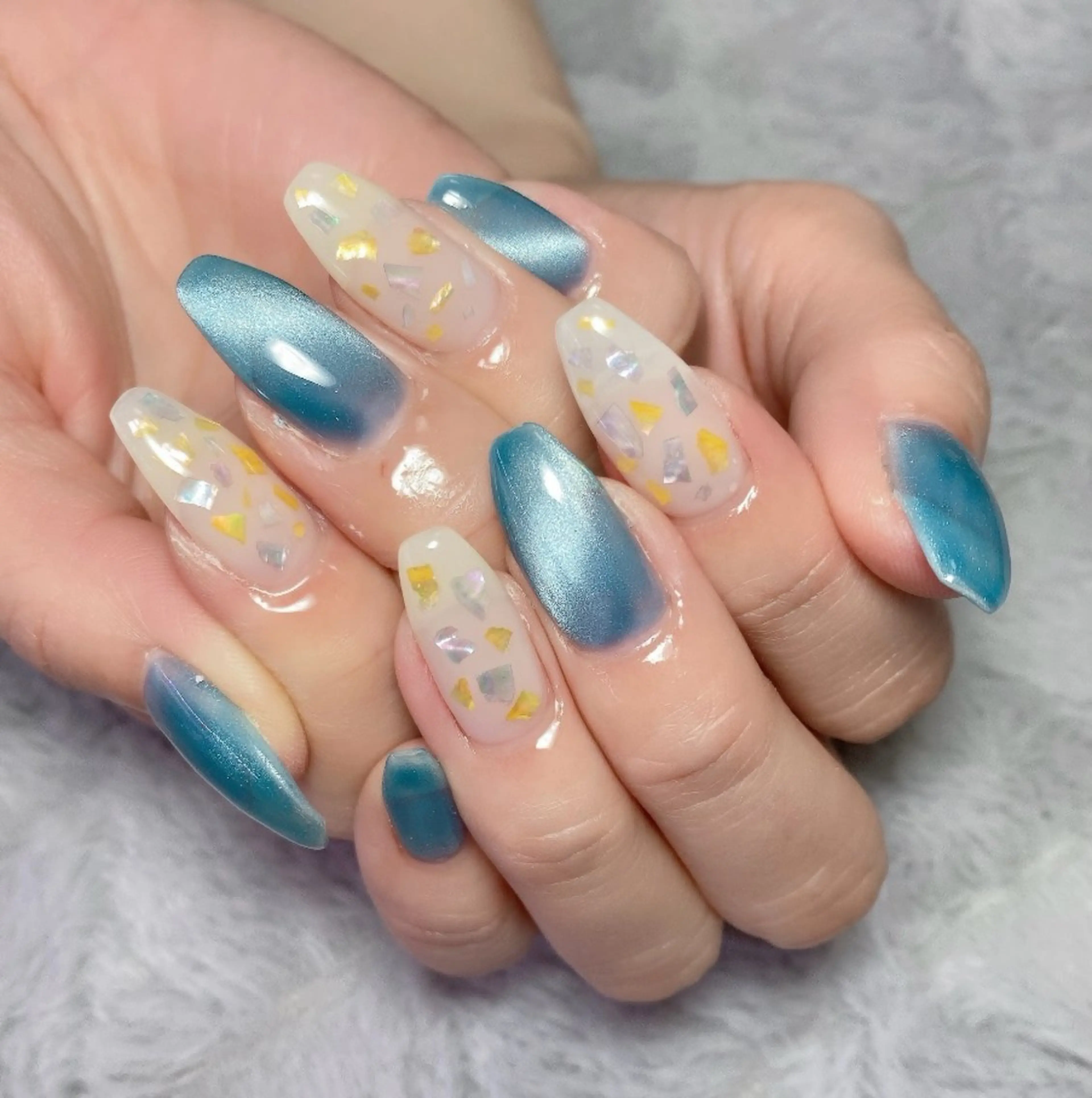 ネイル マグネットネイル ハンドネイル B- nailのネイルデザイン