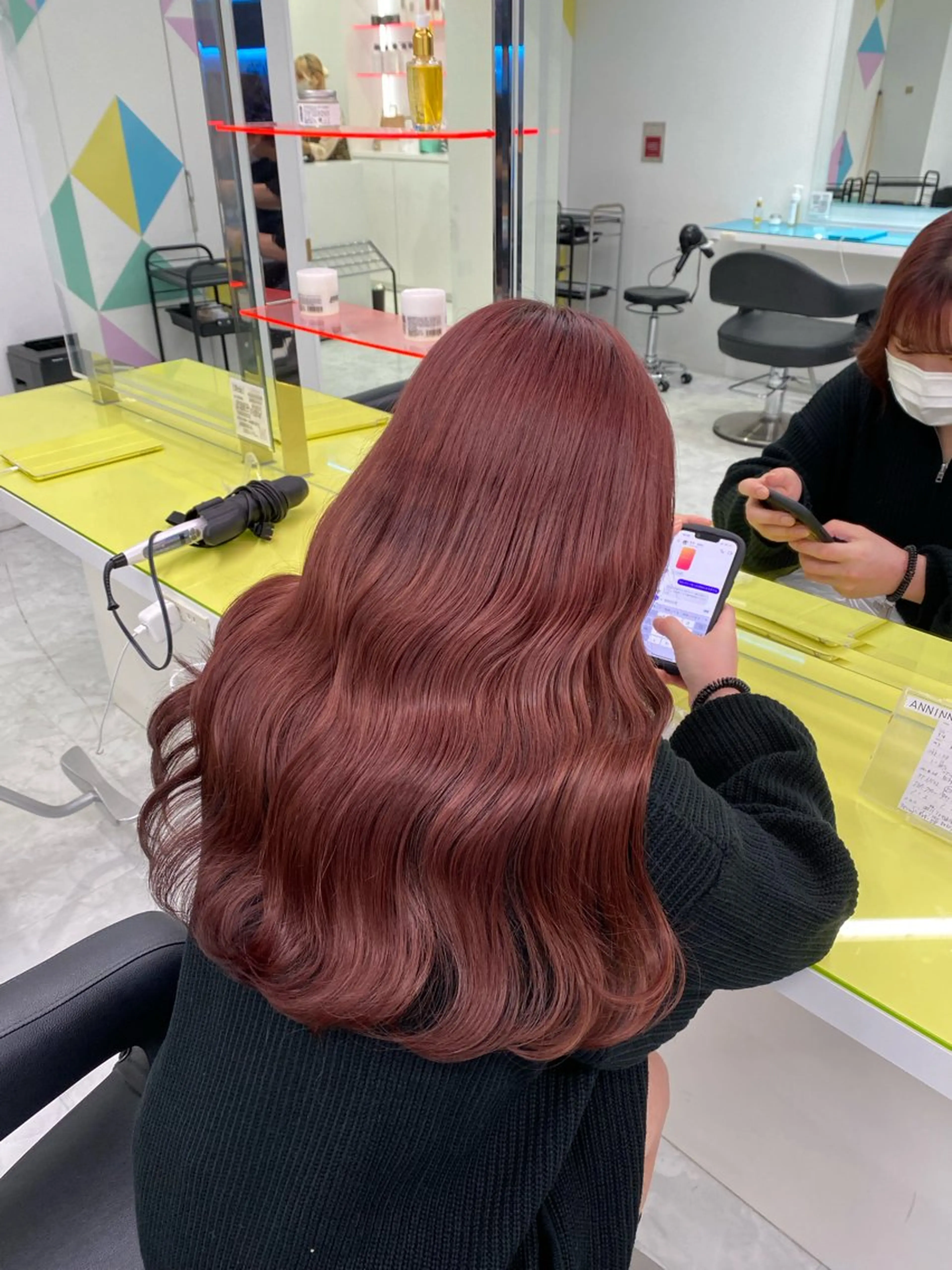 ロング カラー ヘアアレンジ カット ヘアカラー ヘアセット 透明感/艶髪/💖 トレンドスタイル💖のヘアスタイル