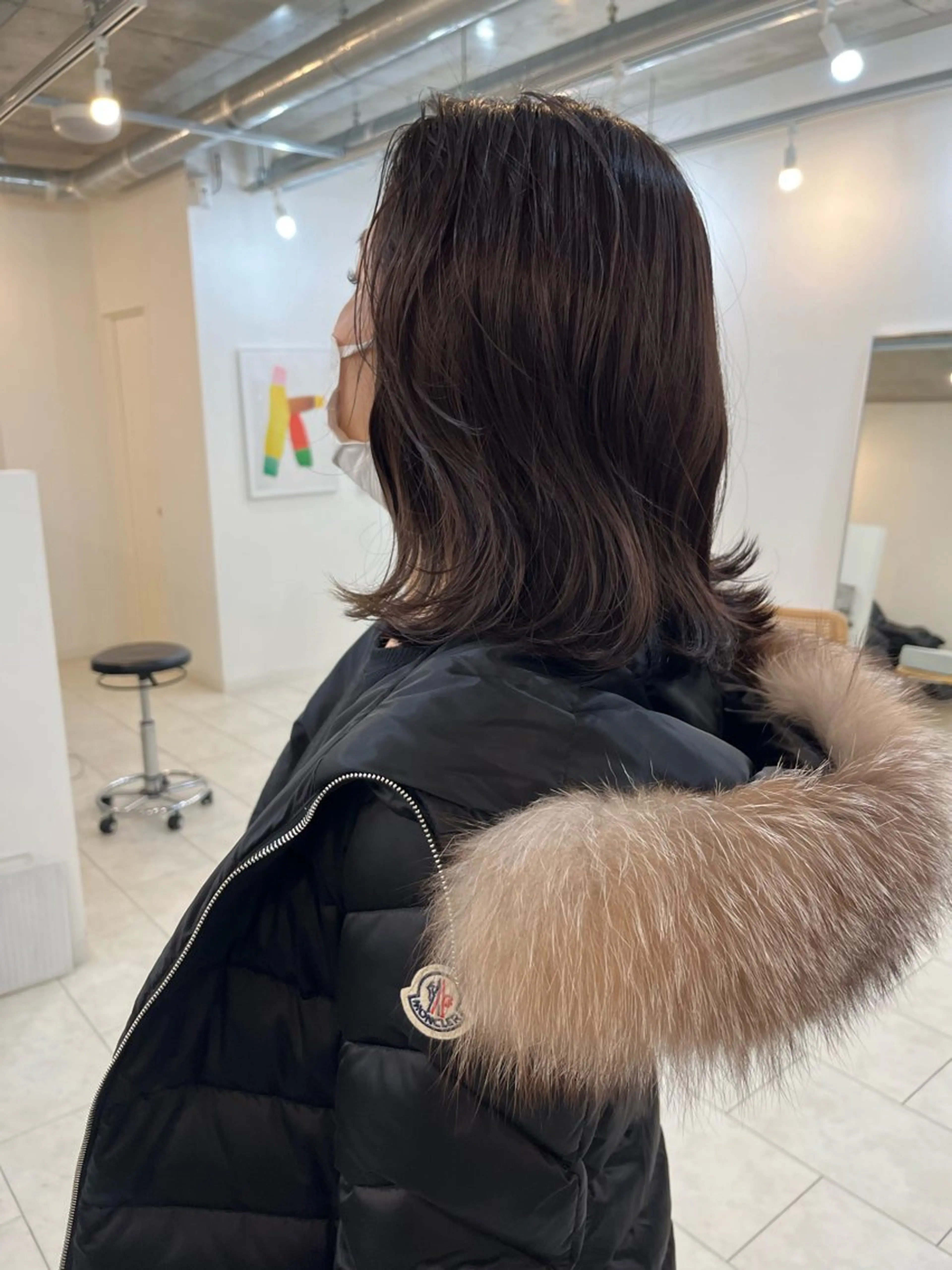 ミディアム カラー NOUN所属・eri kinjoのヘアスタイル