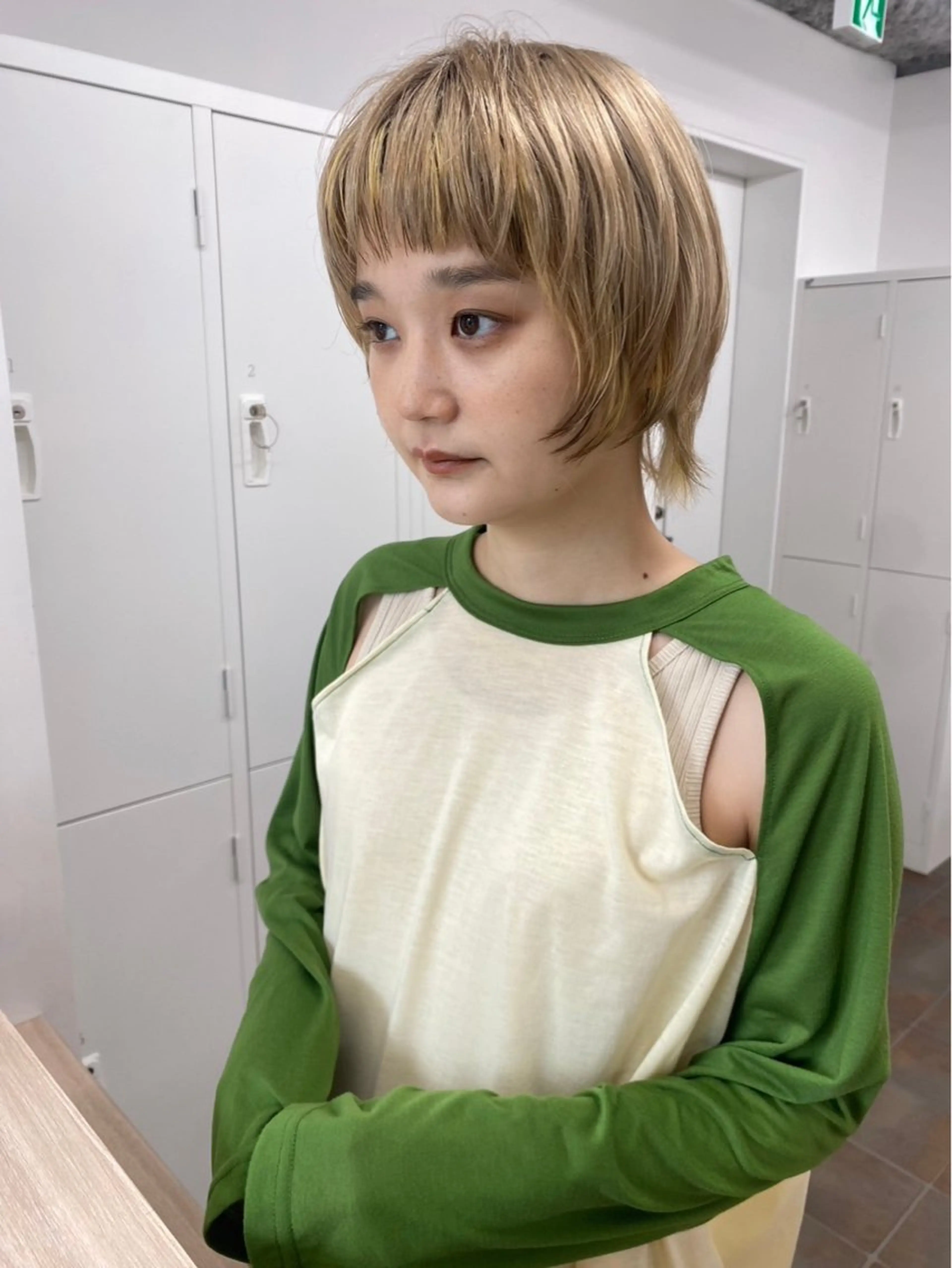 ショート レイヤーパーマ/ ショートパーマ/横浜のヘアスタイル