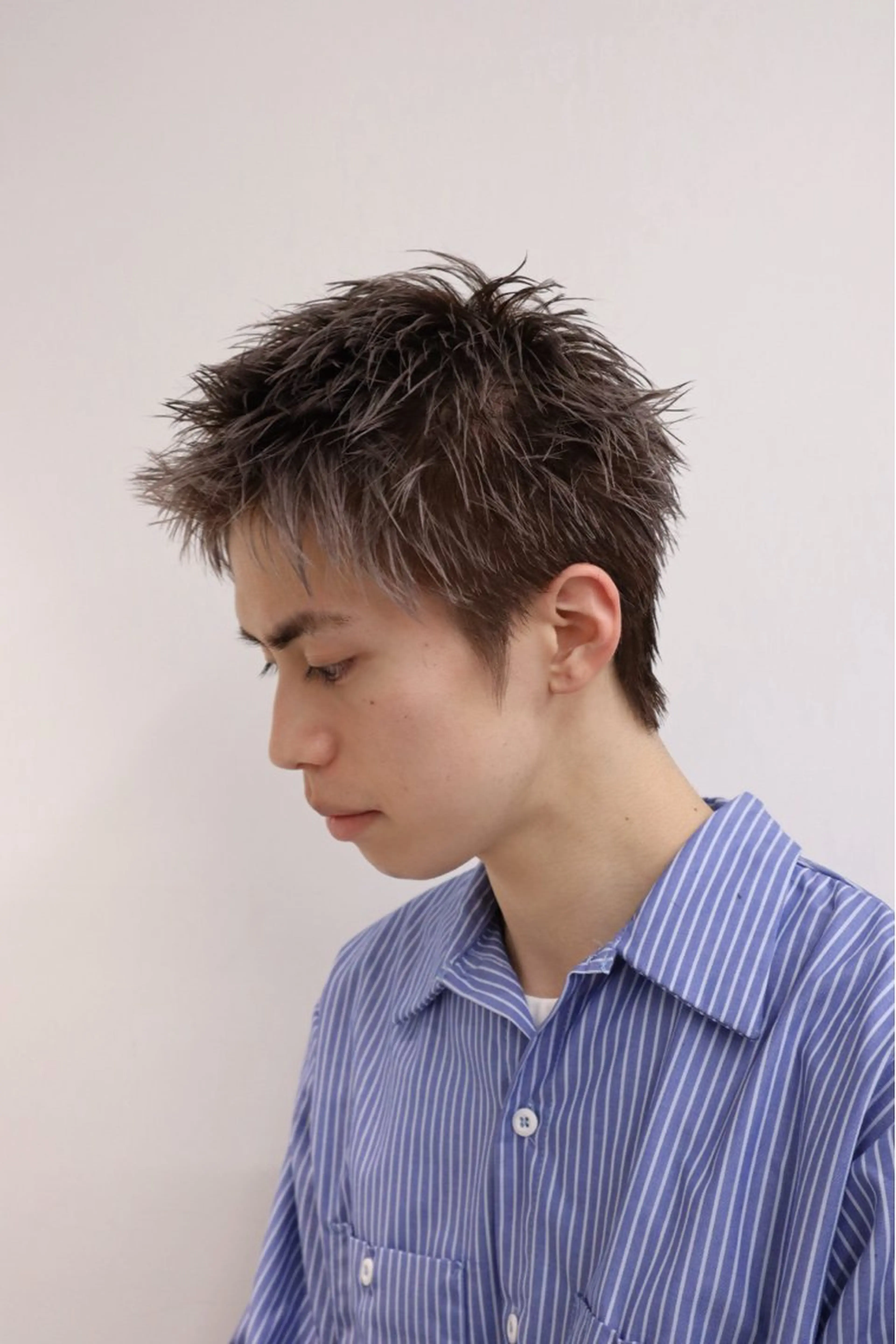 ショート カラー メンズ カット ヘアカラー トリートメント ヘアセット メンズ特化   西野 晴紀のヘアスタイル