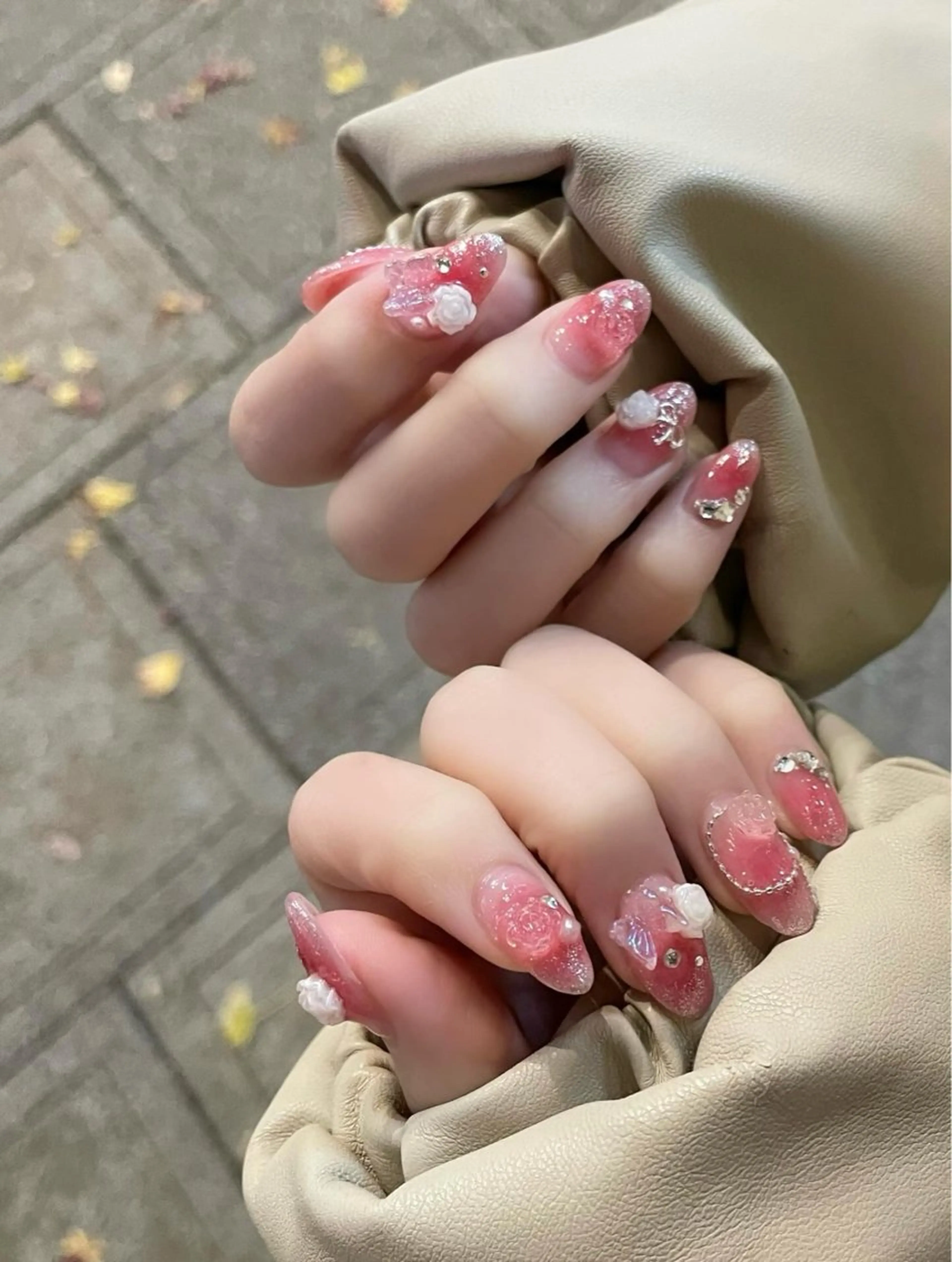 ネイル ハンドネイル Kuwata Arisa⋆🍒⭒˚のネイルデザイン