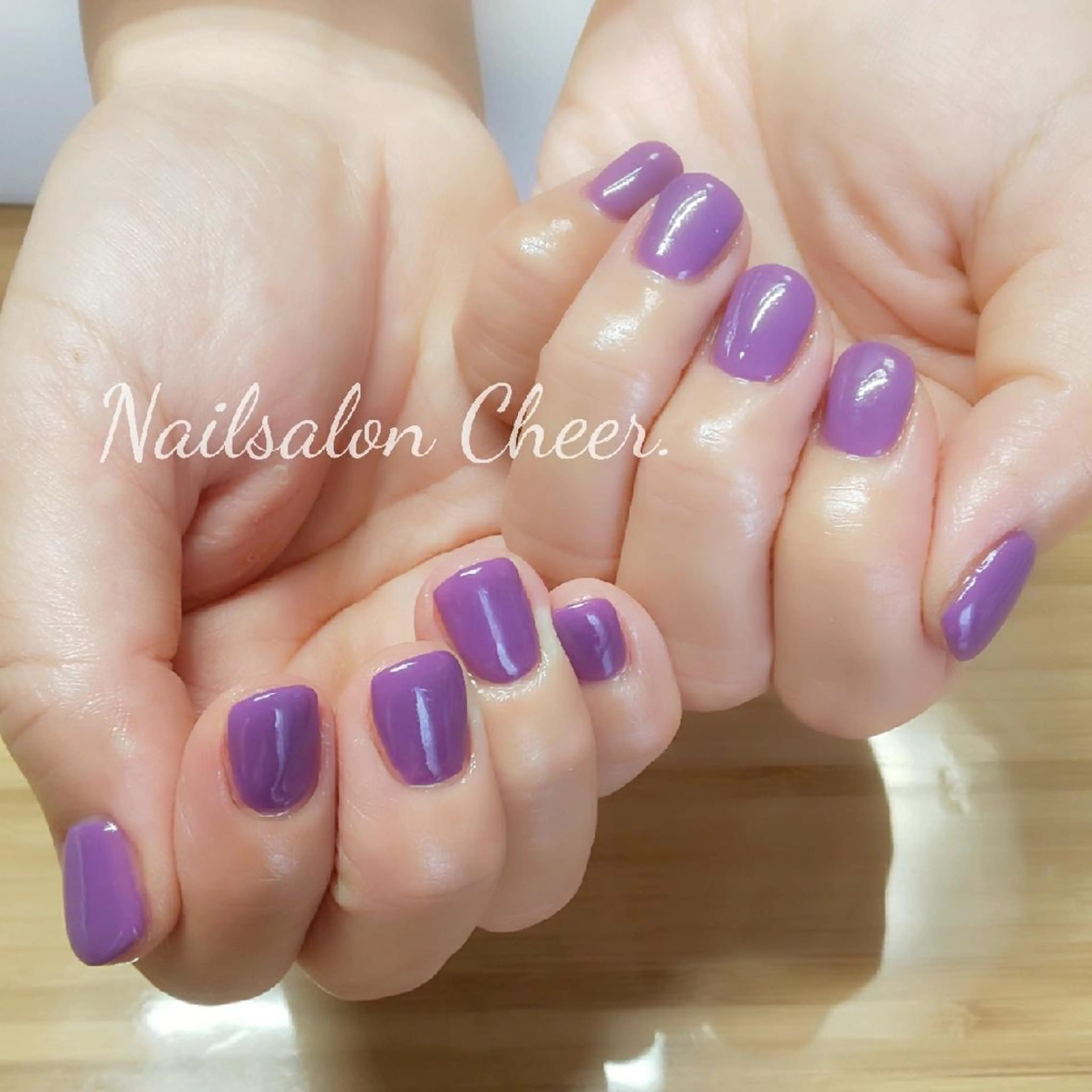 ネイル ワンカラーネイル Nailsalon Cheer.のネイルデザイン