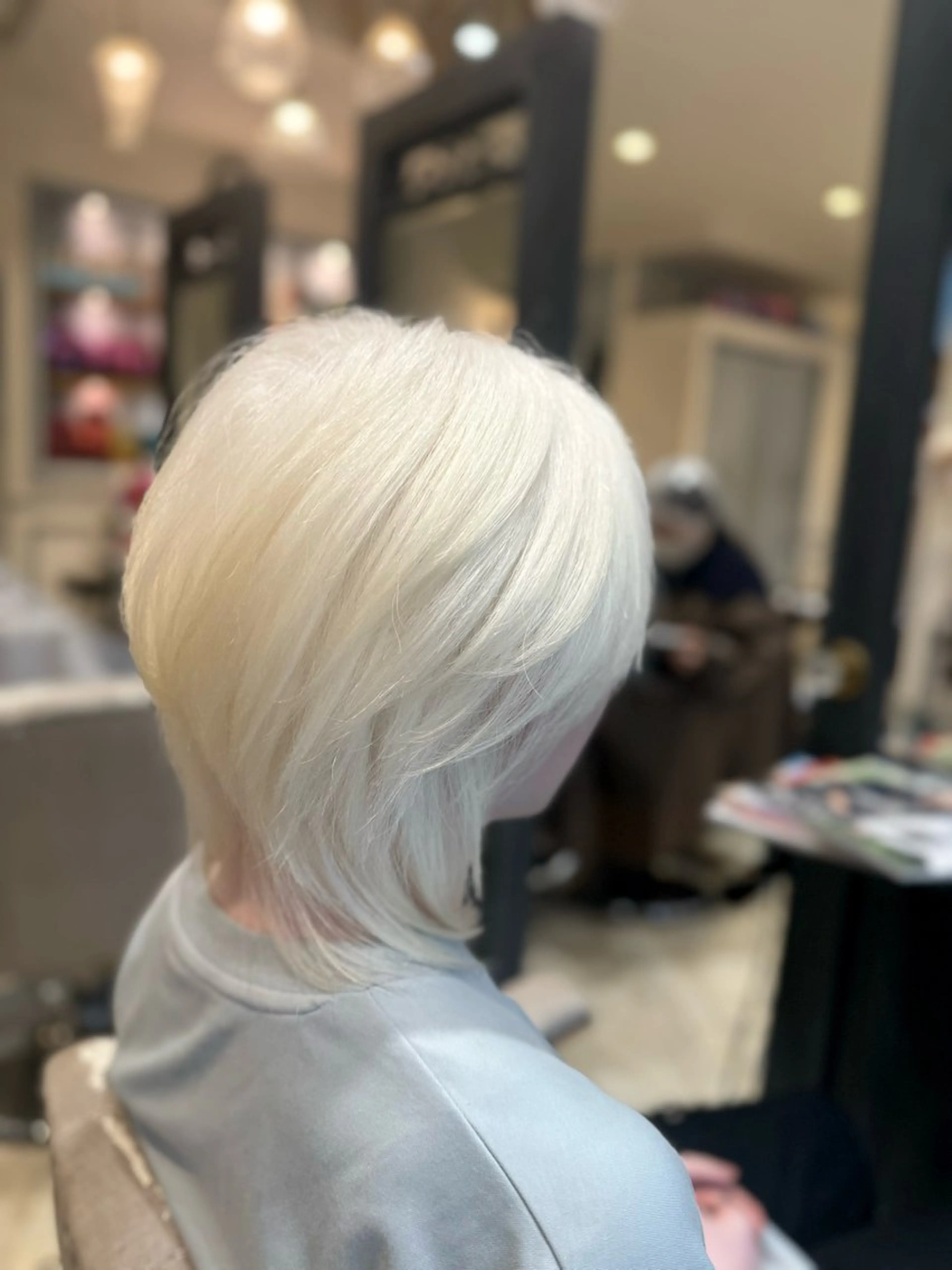 ショート カラー ウルフカット カット ヘアカラー トリートメント ショート/ボブ アンドウ☺︎のヘアスタイル
