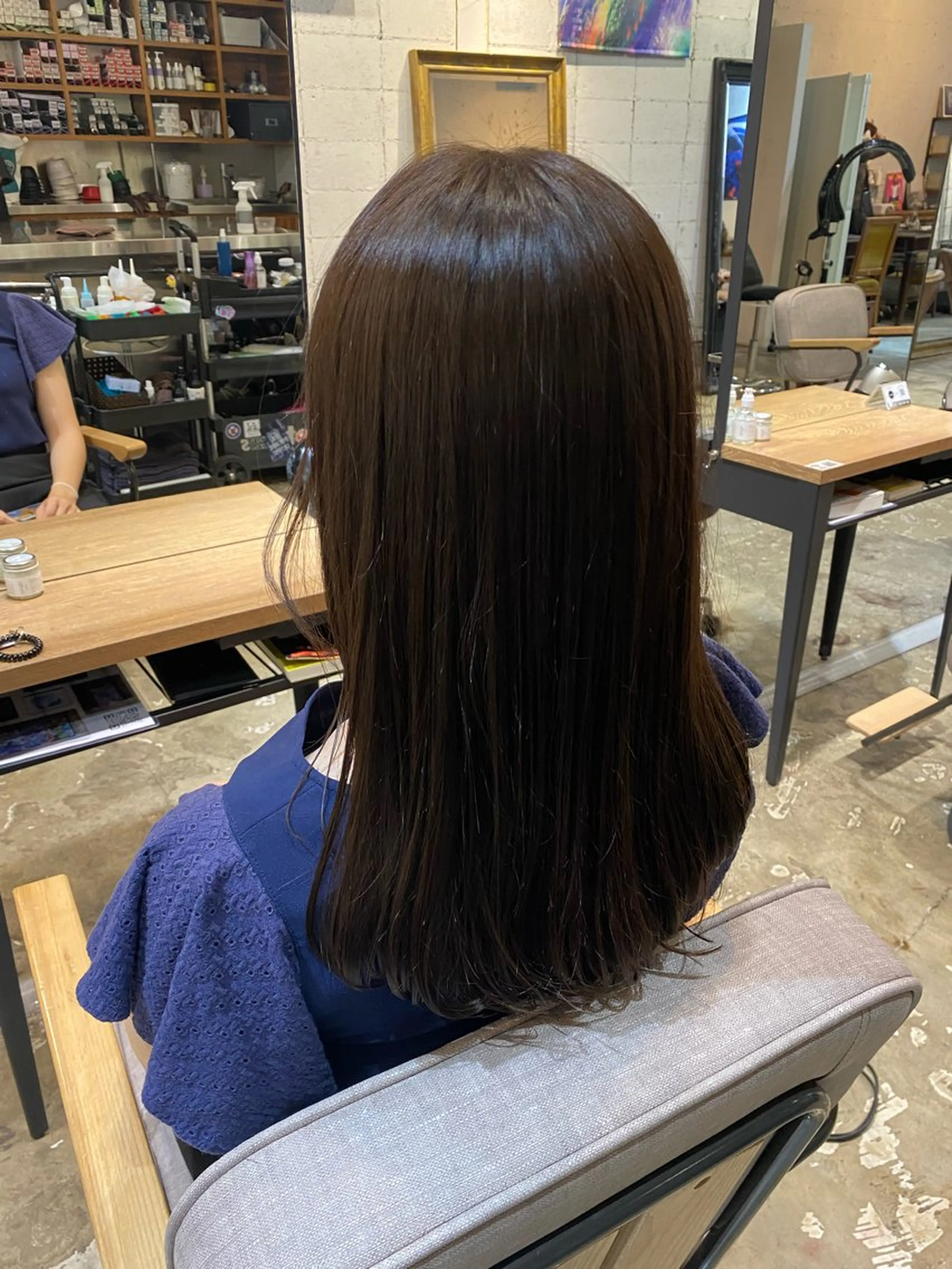 カラー ヘアカラー 児島 萌泉のヘアスタイル