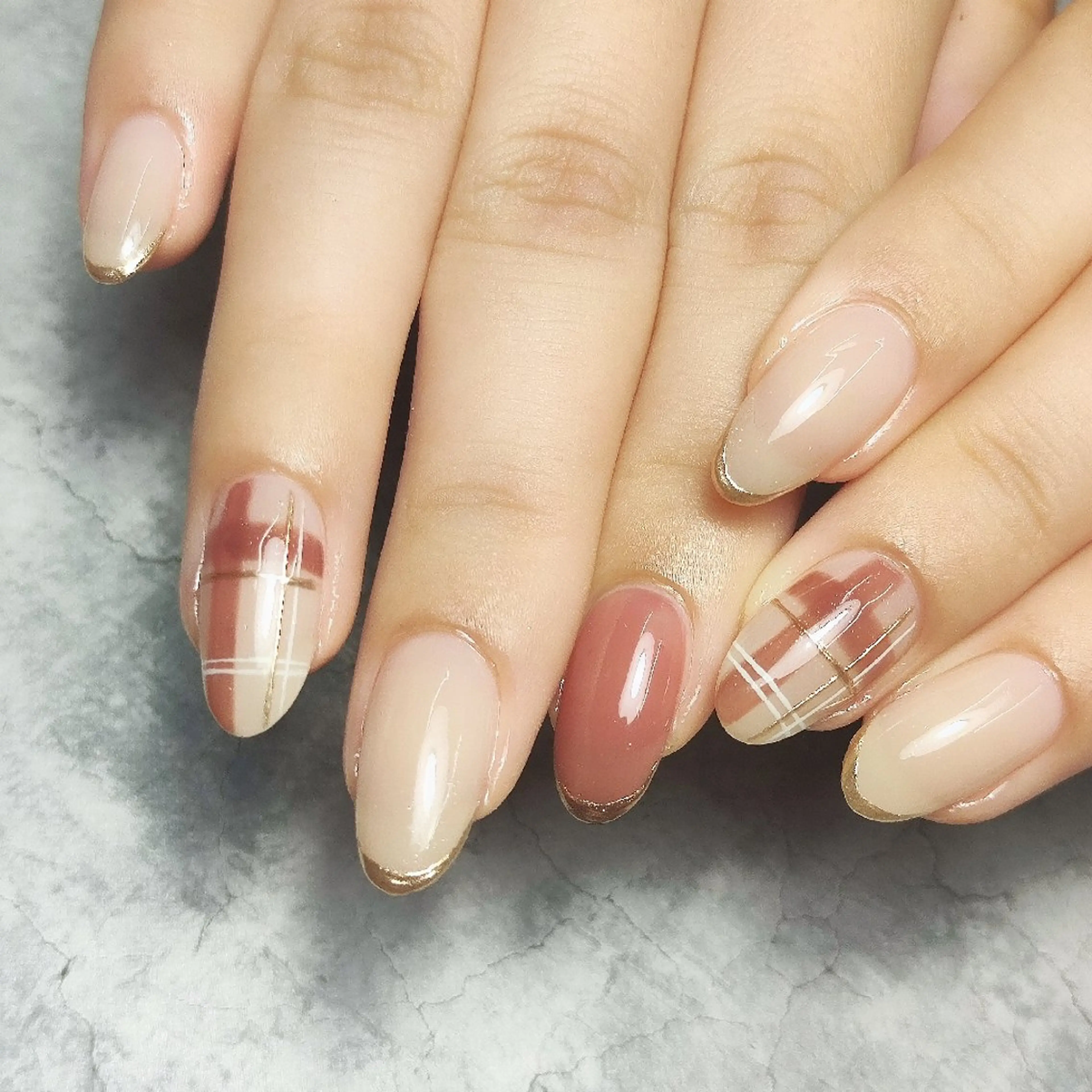 ネイル フレンチネイル ミラーネイル ハンドネイル 個人サロン saltnailのネイルデザイン