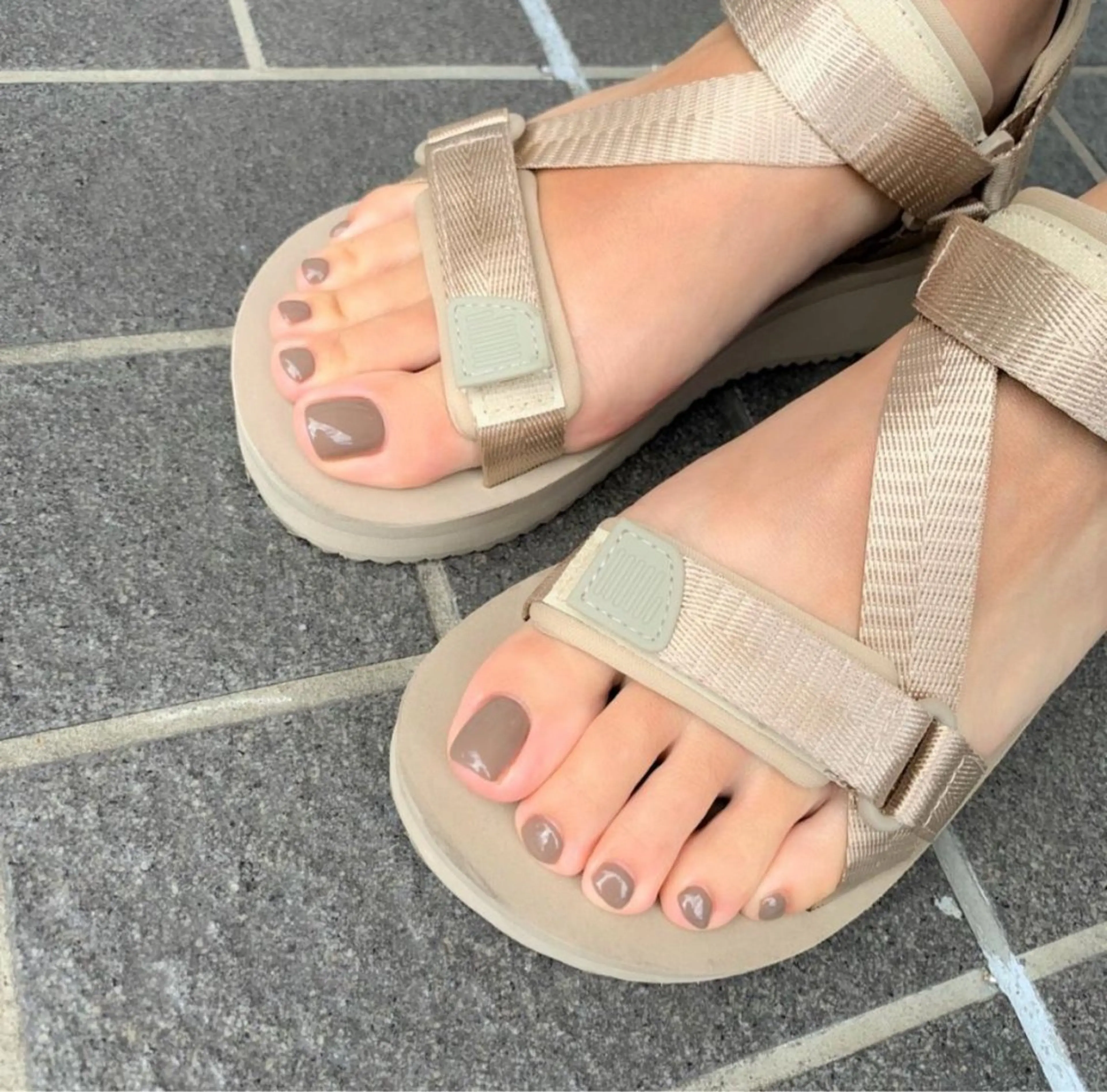 Jrネイリスト】フットパラジェル ワンカラー オンのみの写真