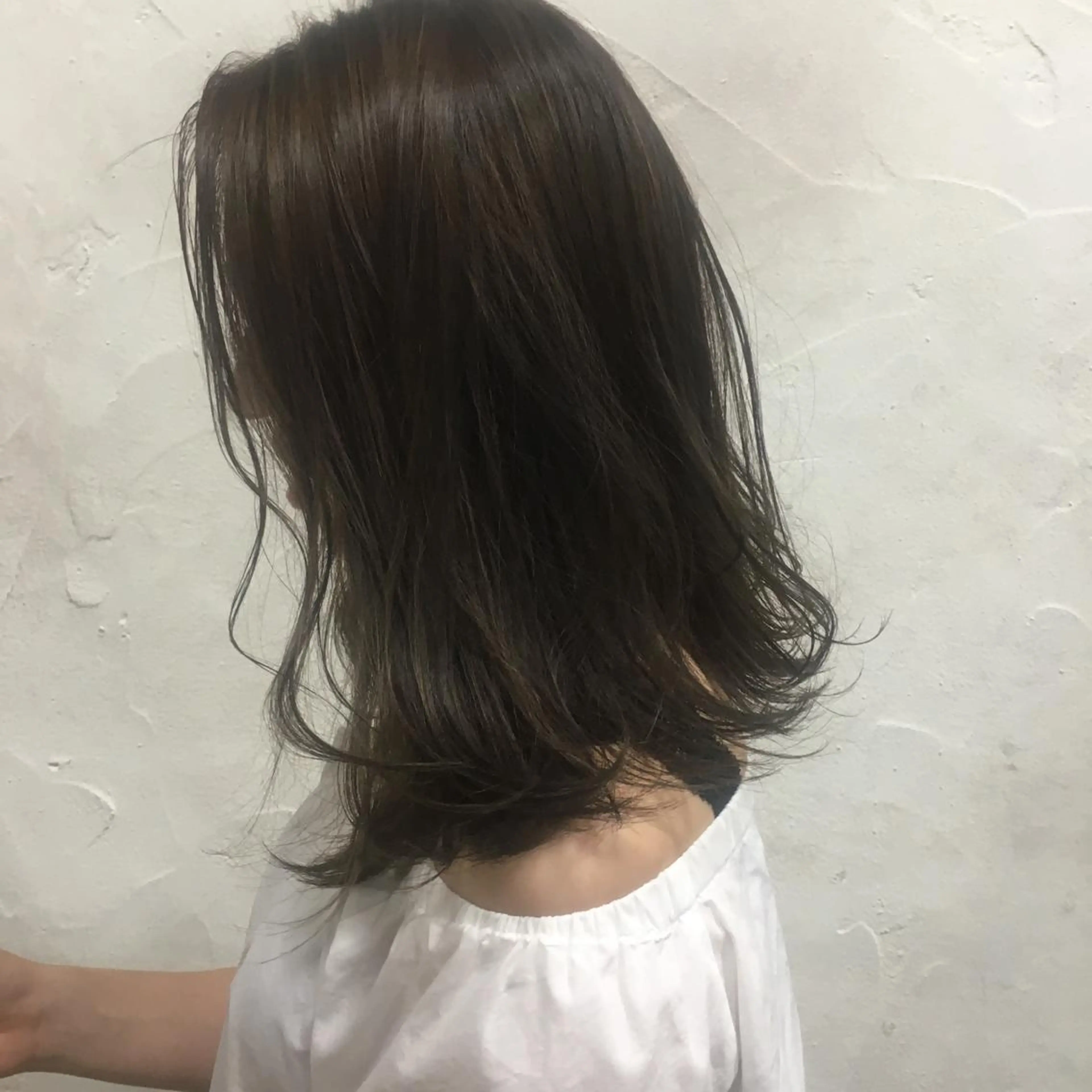 ミディアム カラー オレンジ せこぐち まいのヘアスタイル