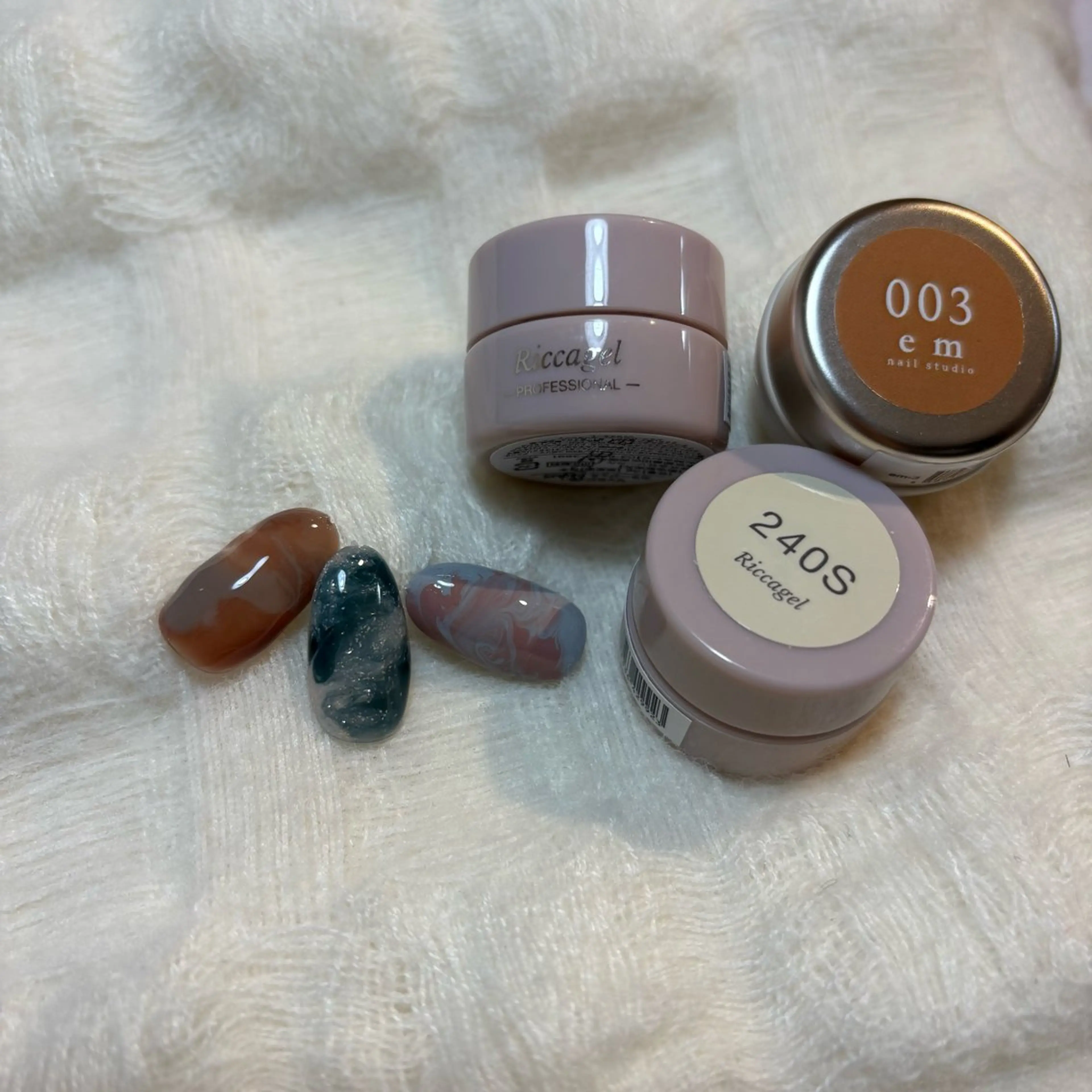 🩵〈オフなし〉Cafeネイル🤍の写真