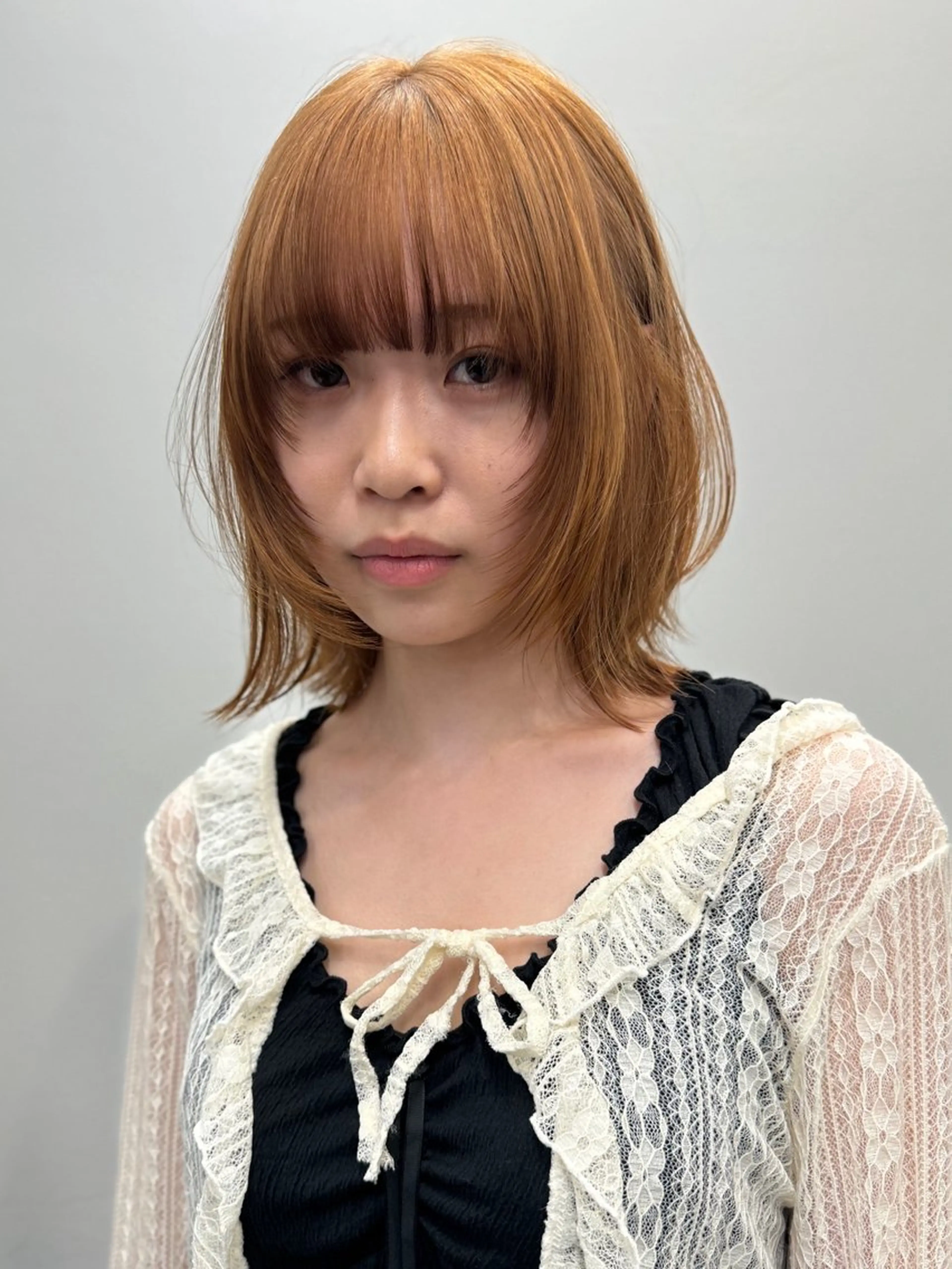 ミディアム ボブ ハイライト🌟/ ボブ/豊田のヘアスタイル