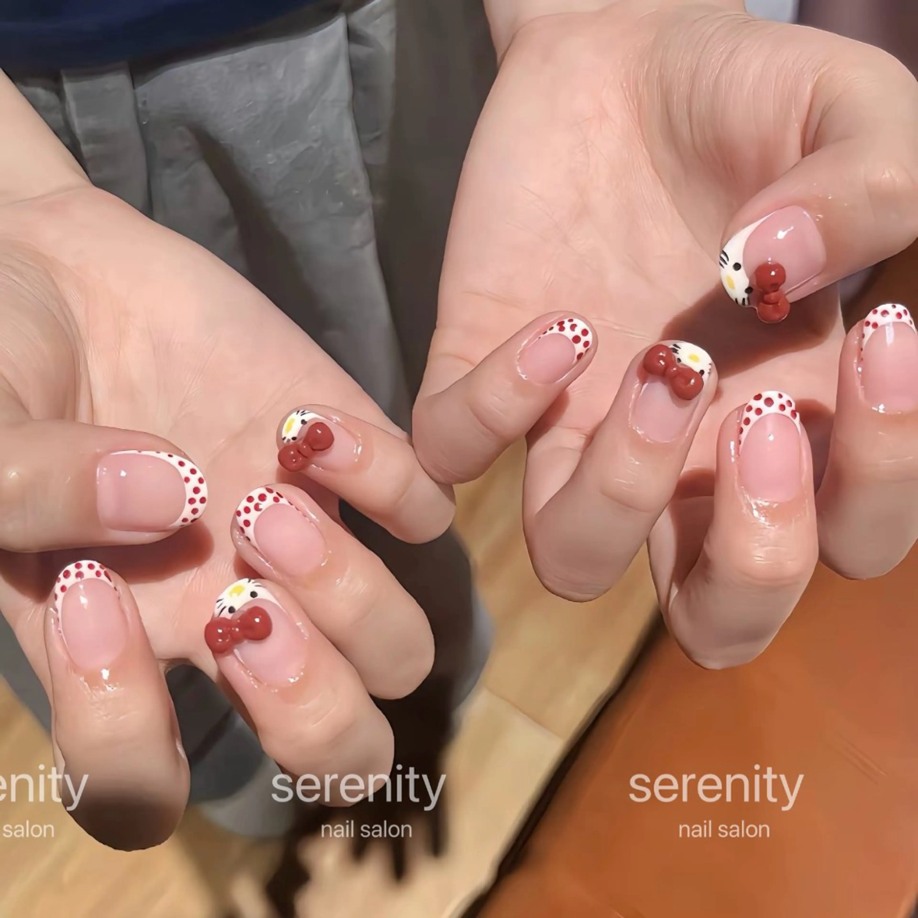 ネイル ハンドネイル ハンドケア ✨Serenity ワンホンネイルのネイルデザイン