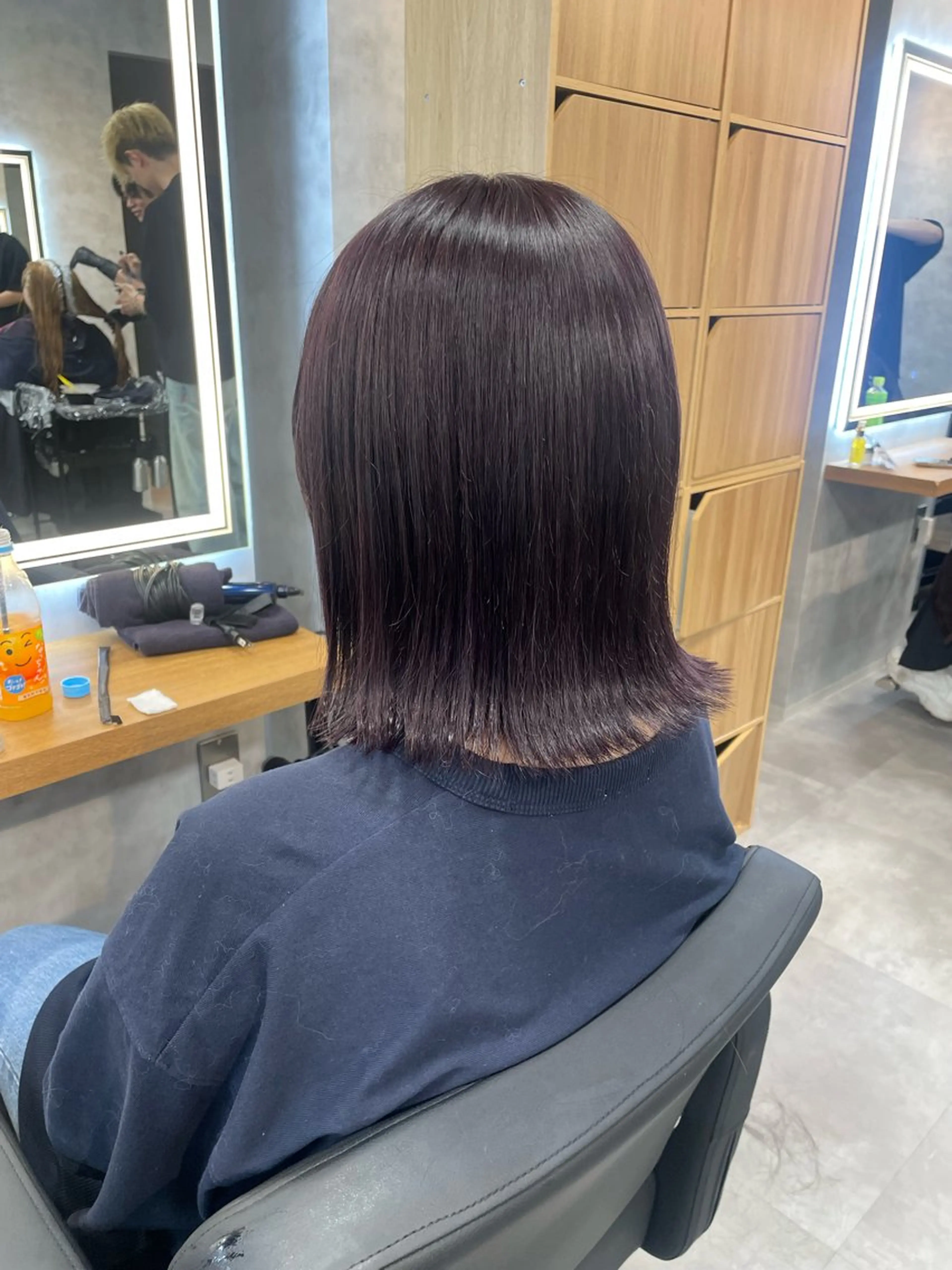 ミディアム カラー ヘアアレンジ ヘアカラー トリートメント 透明感カラー/推しカ ラー☁️JURAのヘアスタイル