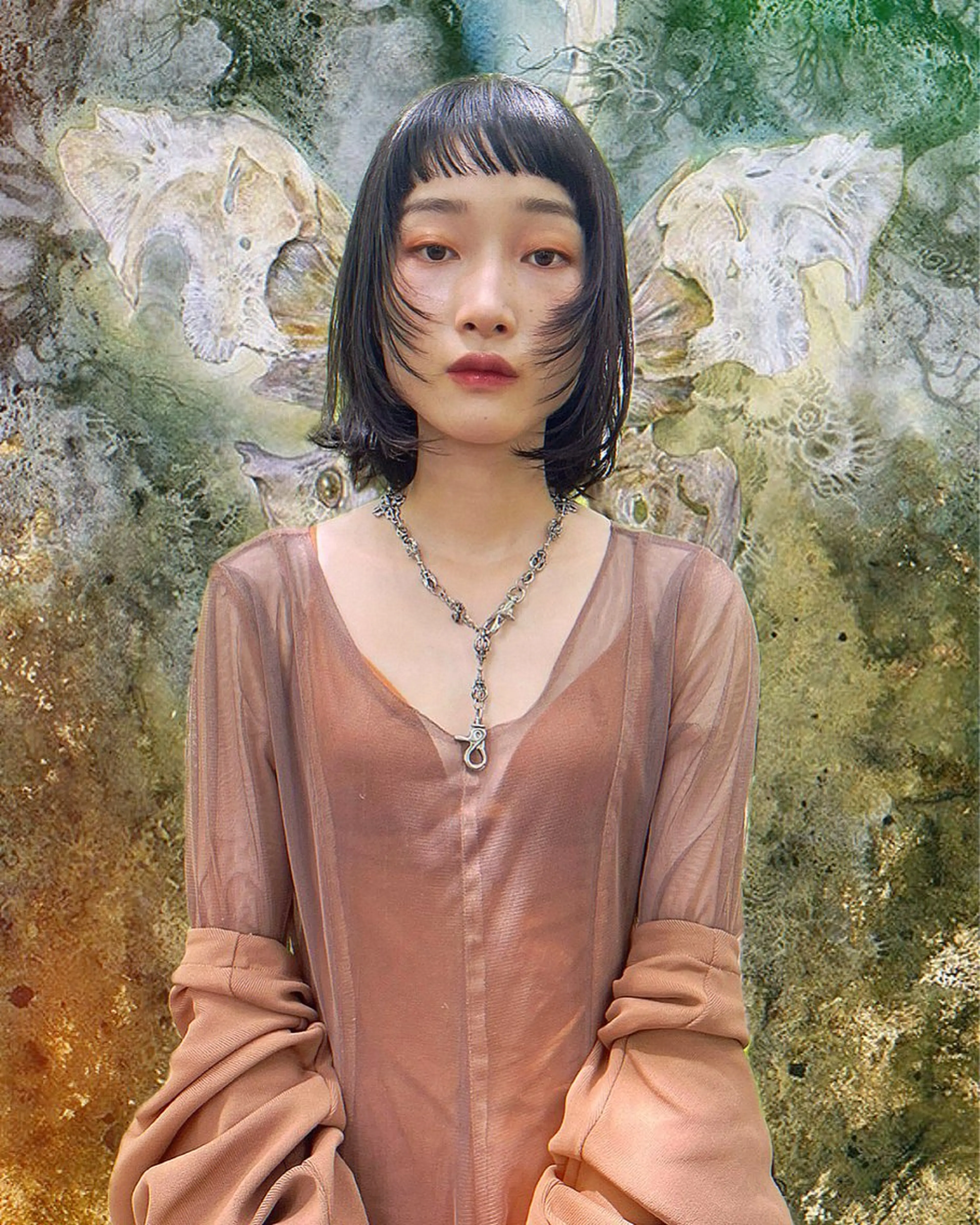 ミディアム カラー カット haco＋所属・圧倒的デザイン力 店長🎨RENAのヘアスタイル