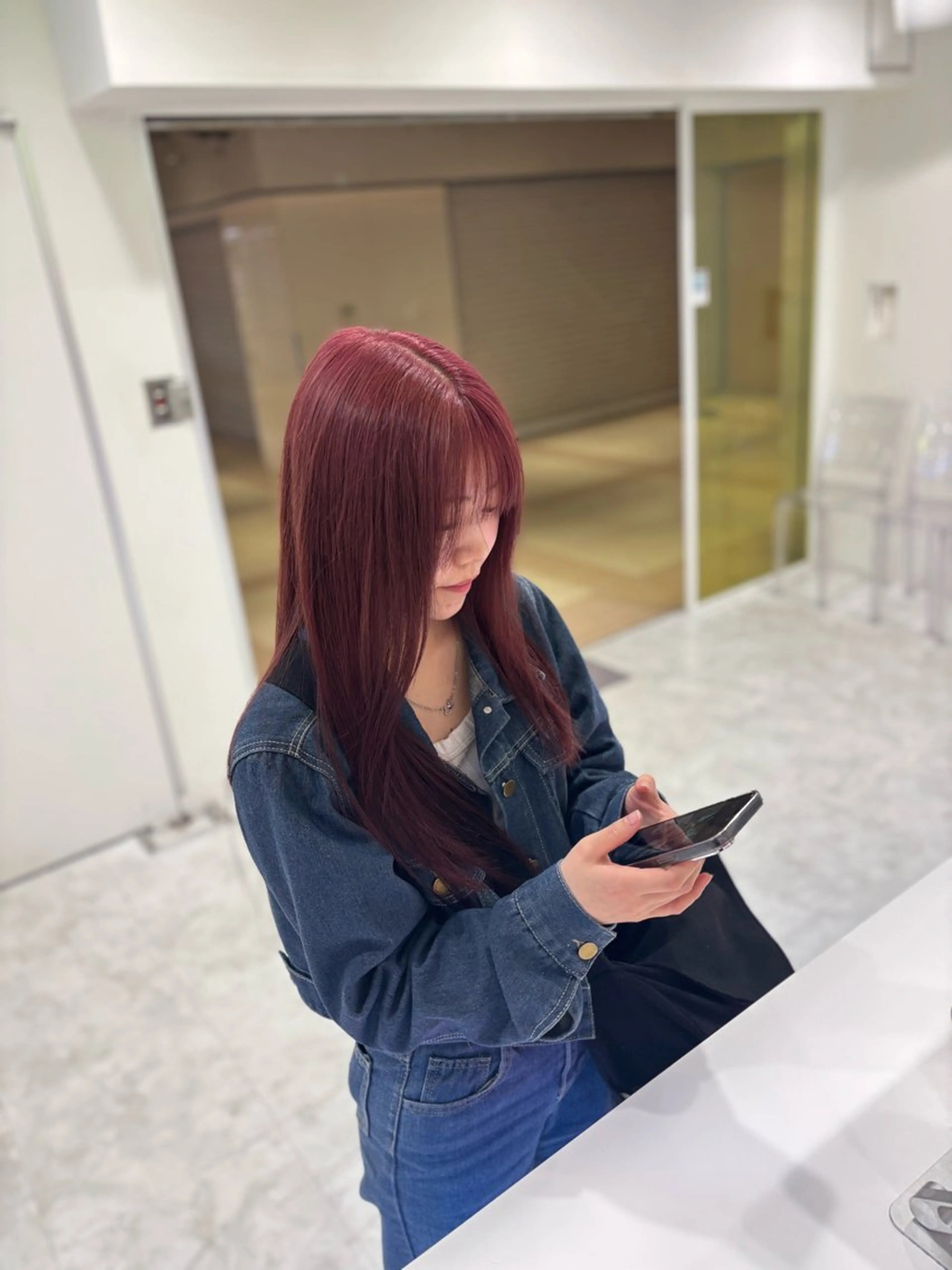 ロング カラー ヘアカラー 大人っぽベージュ🤍 当日予約◎ヒロトのヘアスタイル