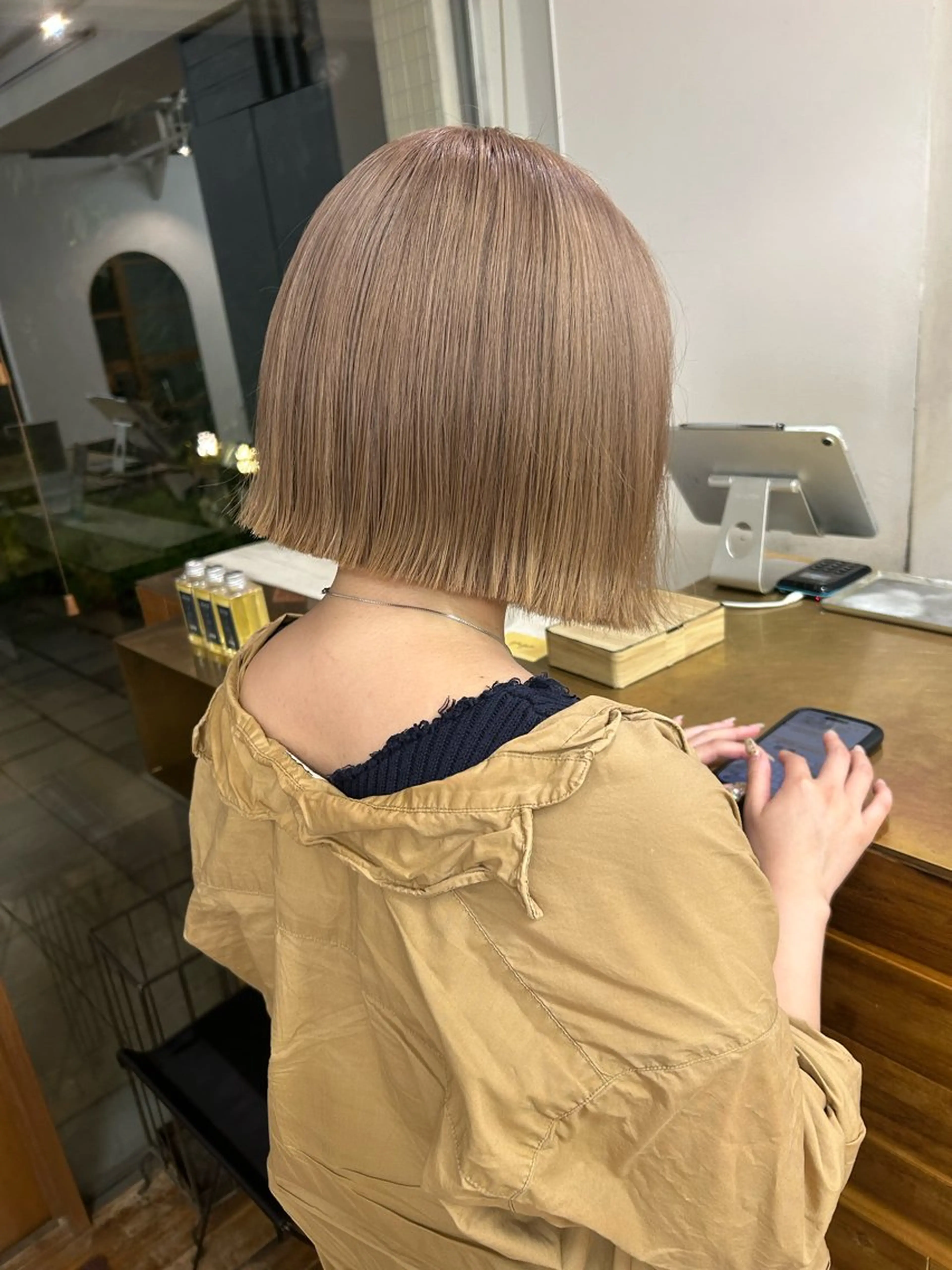 ショート ボブ 谷岡 聖花のヘアスタイル