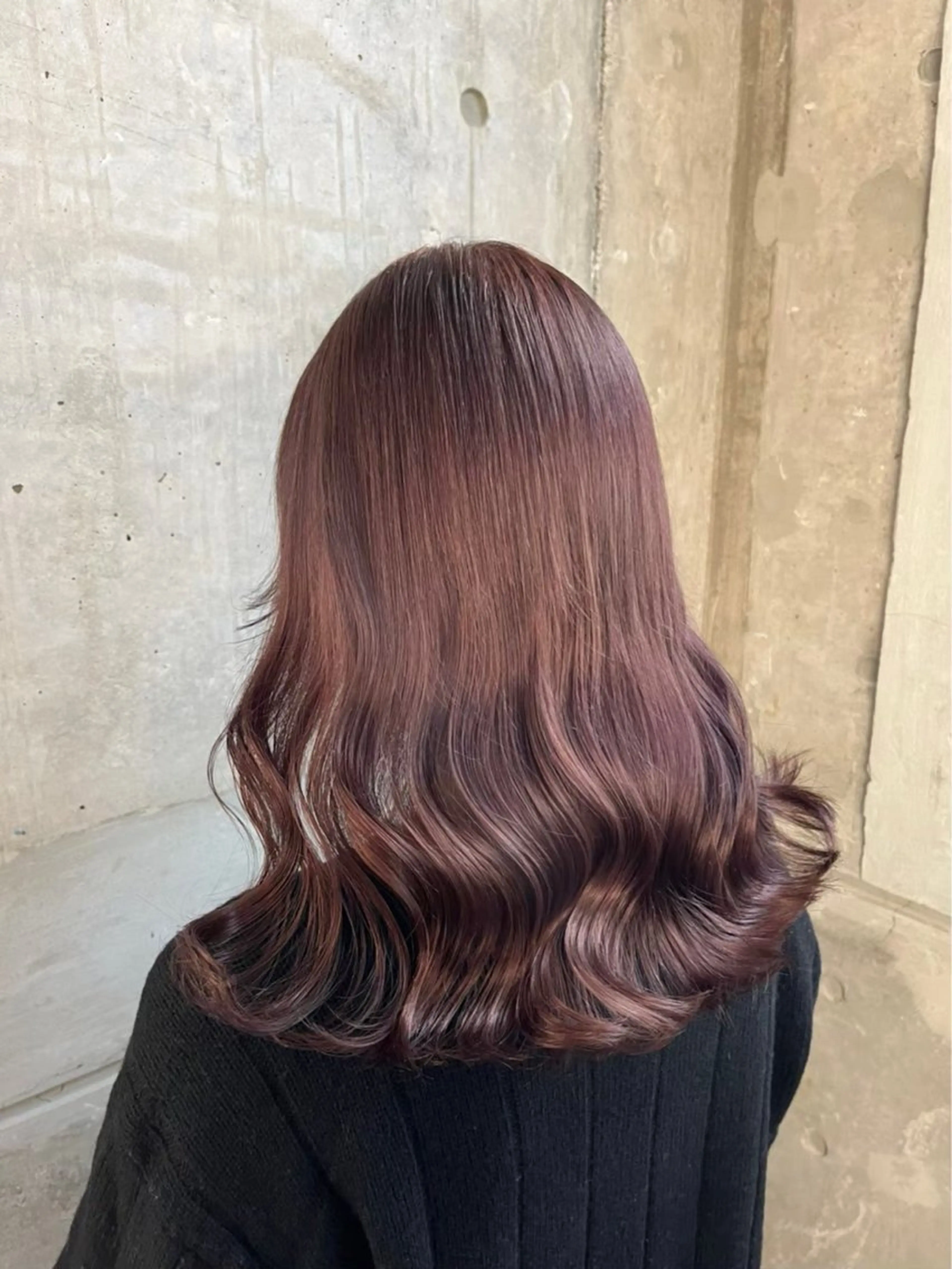 セミロング カラー カット ヘアカラー 🧸韓国風艶髪/ 透明感抜群カラー🧸のヘアスタイル