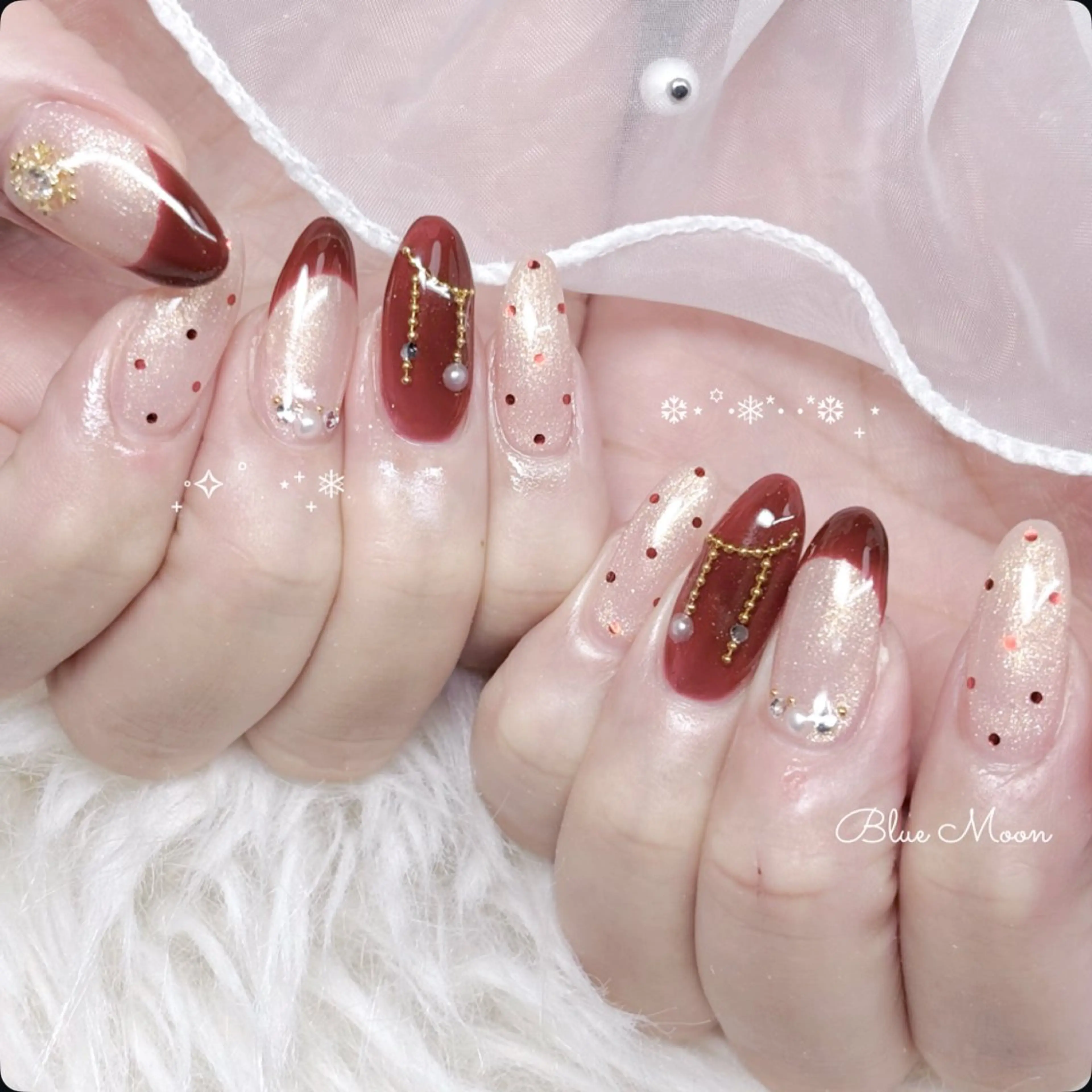 ネイル ハンドネイル フットネイル ハンドケア nail salon Blue Moonのネイルデザイン