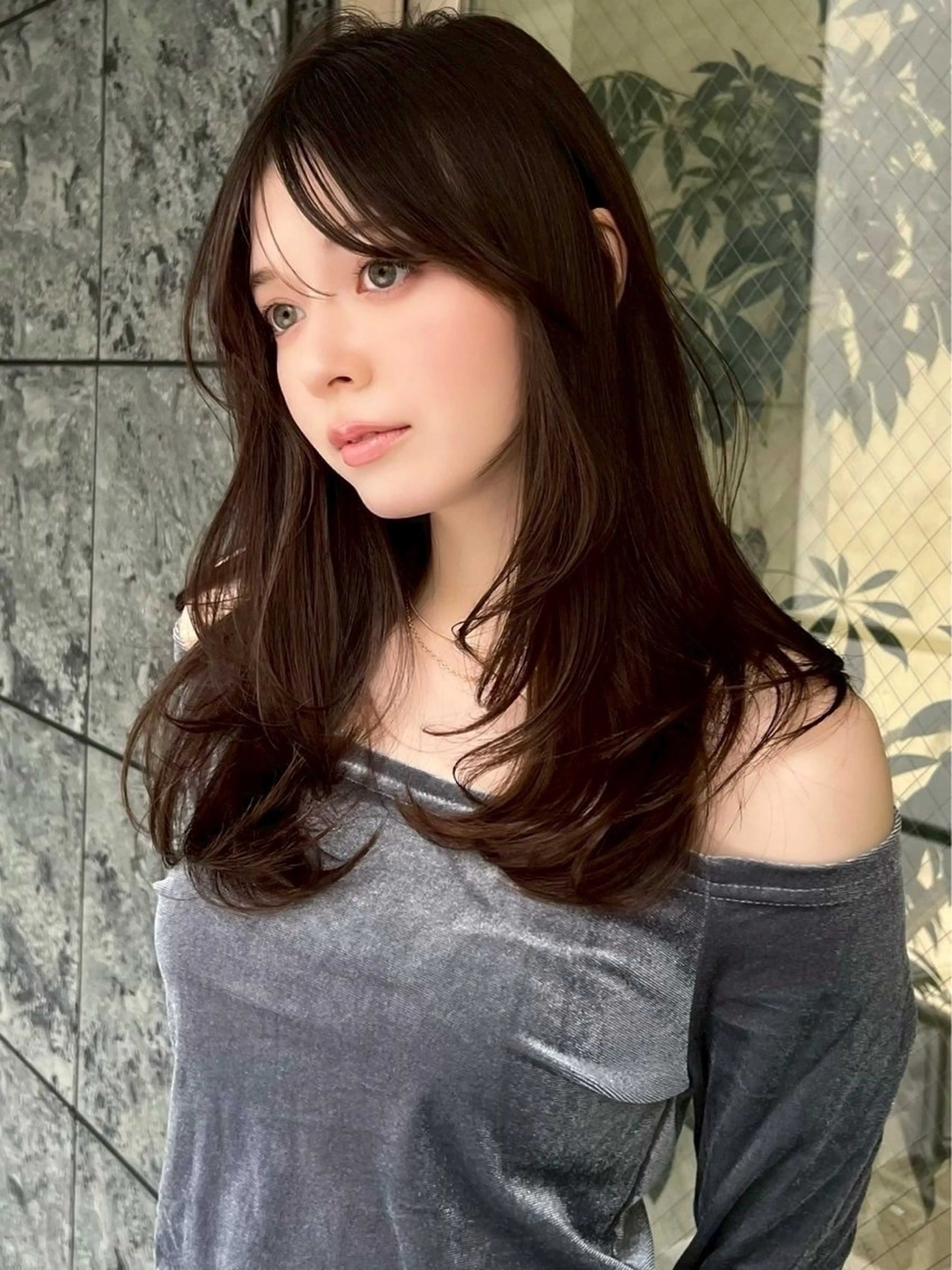 セミロング カラー ✨レイヤーカット/透 名感カラー特化✨のヘアスタイル