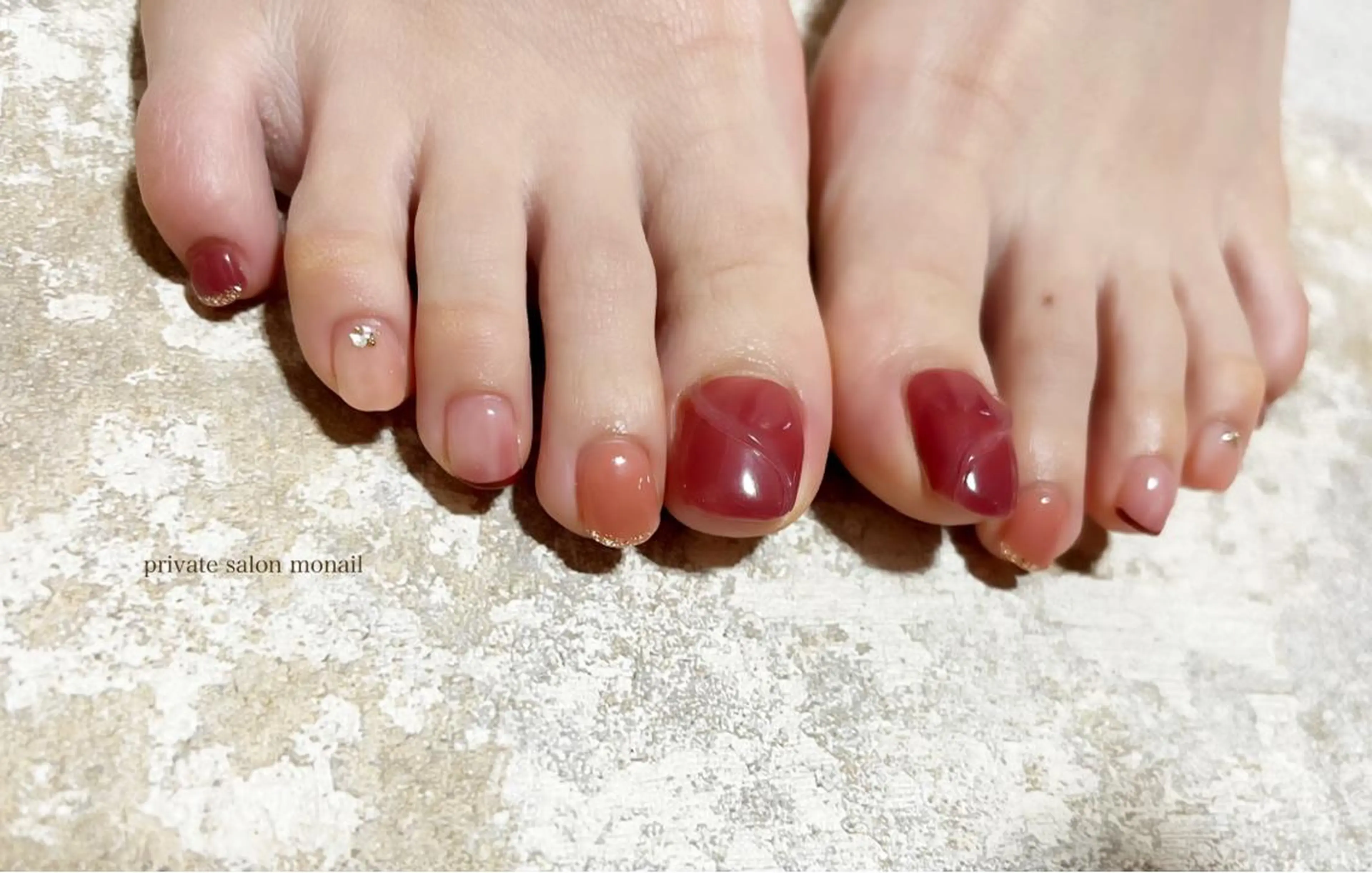 ネイル フットネイル private nail monail所属・nail salon monailのネイルデザイン