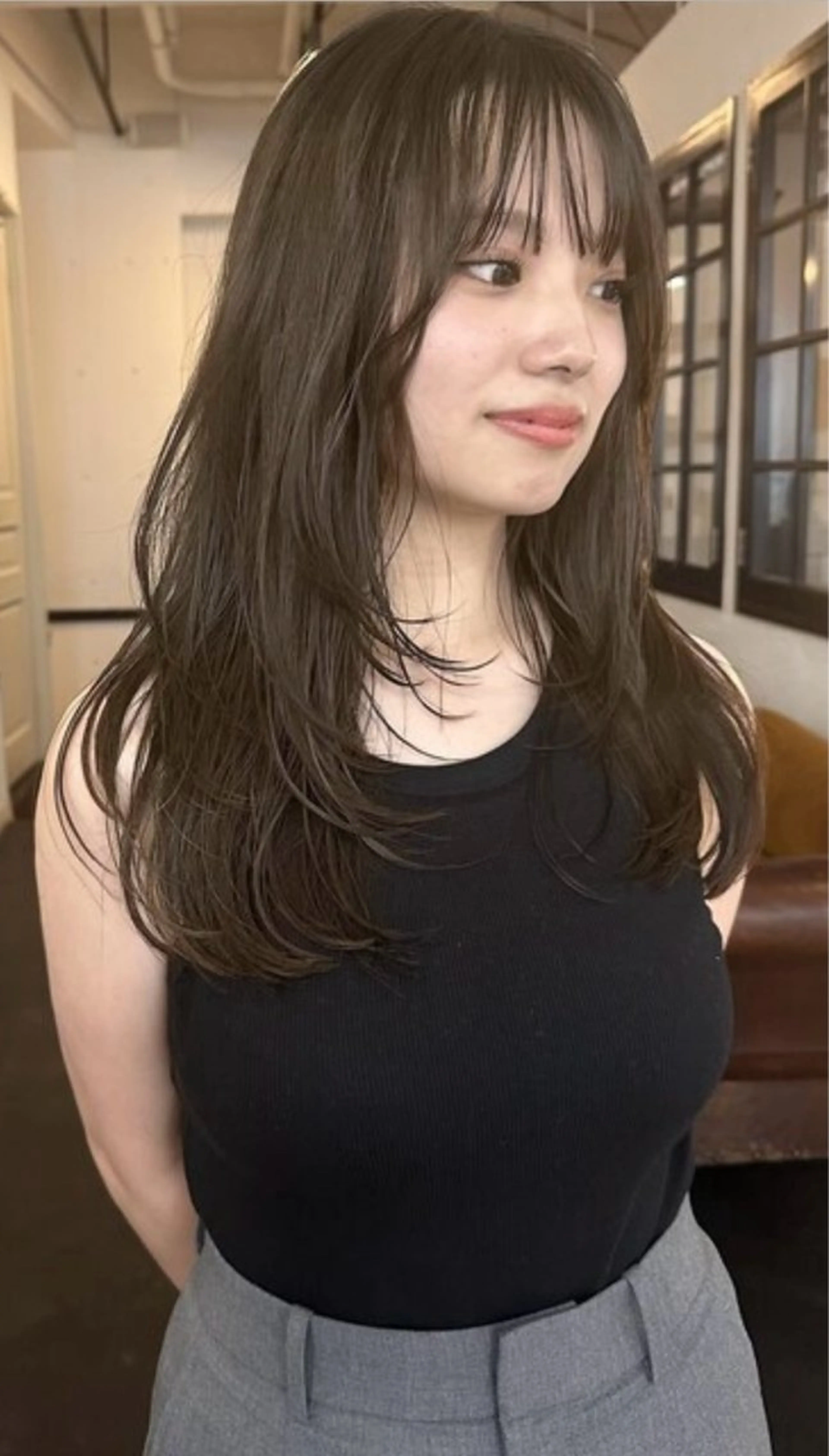 ロングカットの写真