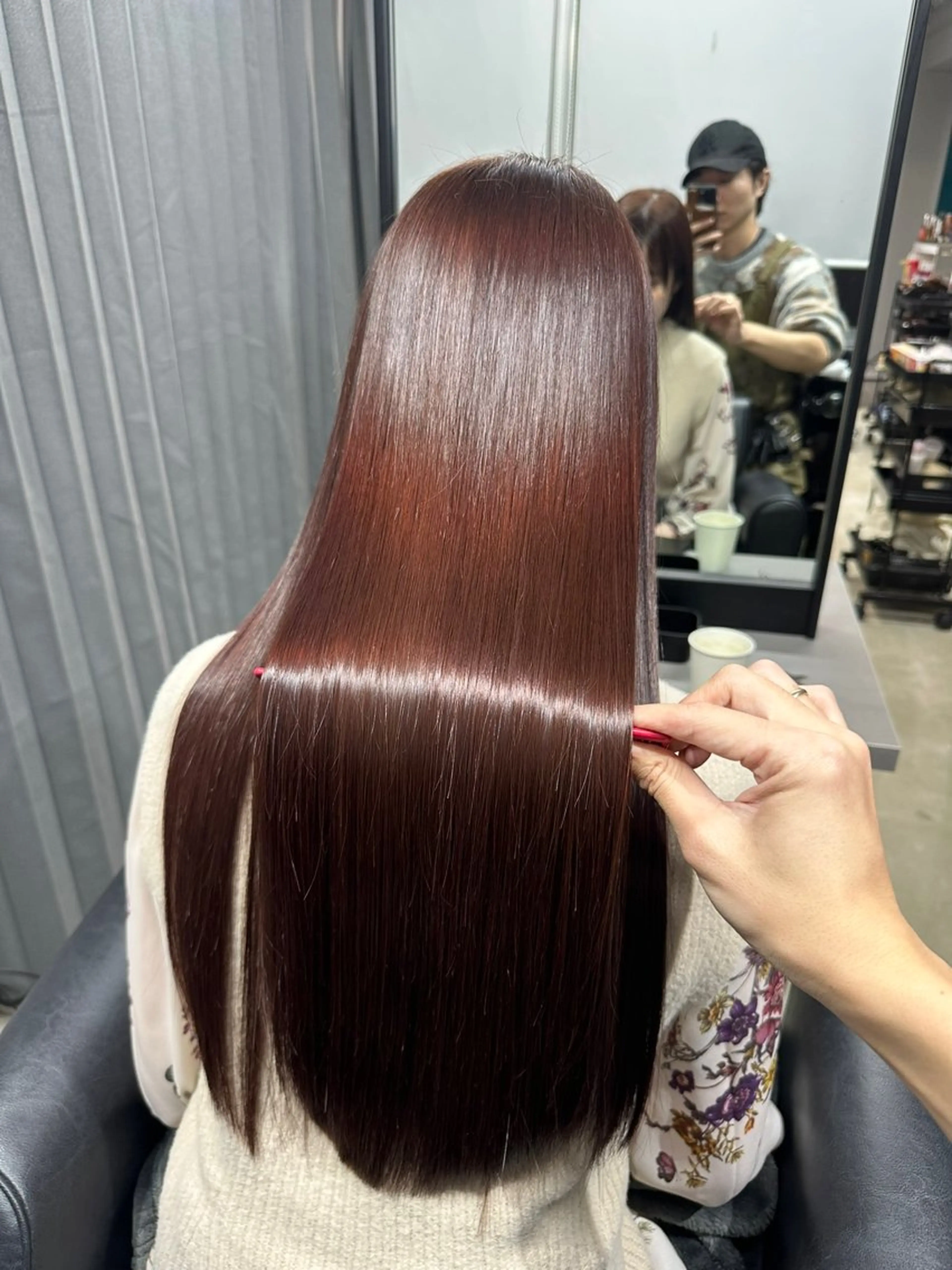 ✨カット＋透明感カラー＋美髪矯正＋アブソリュートケラチントリートメント✨の写真