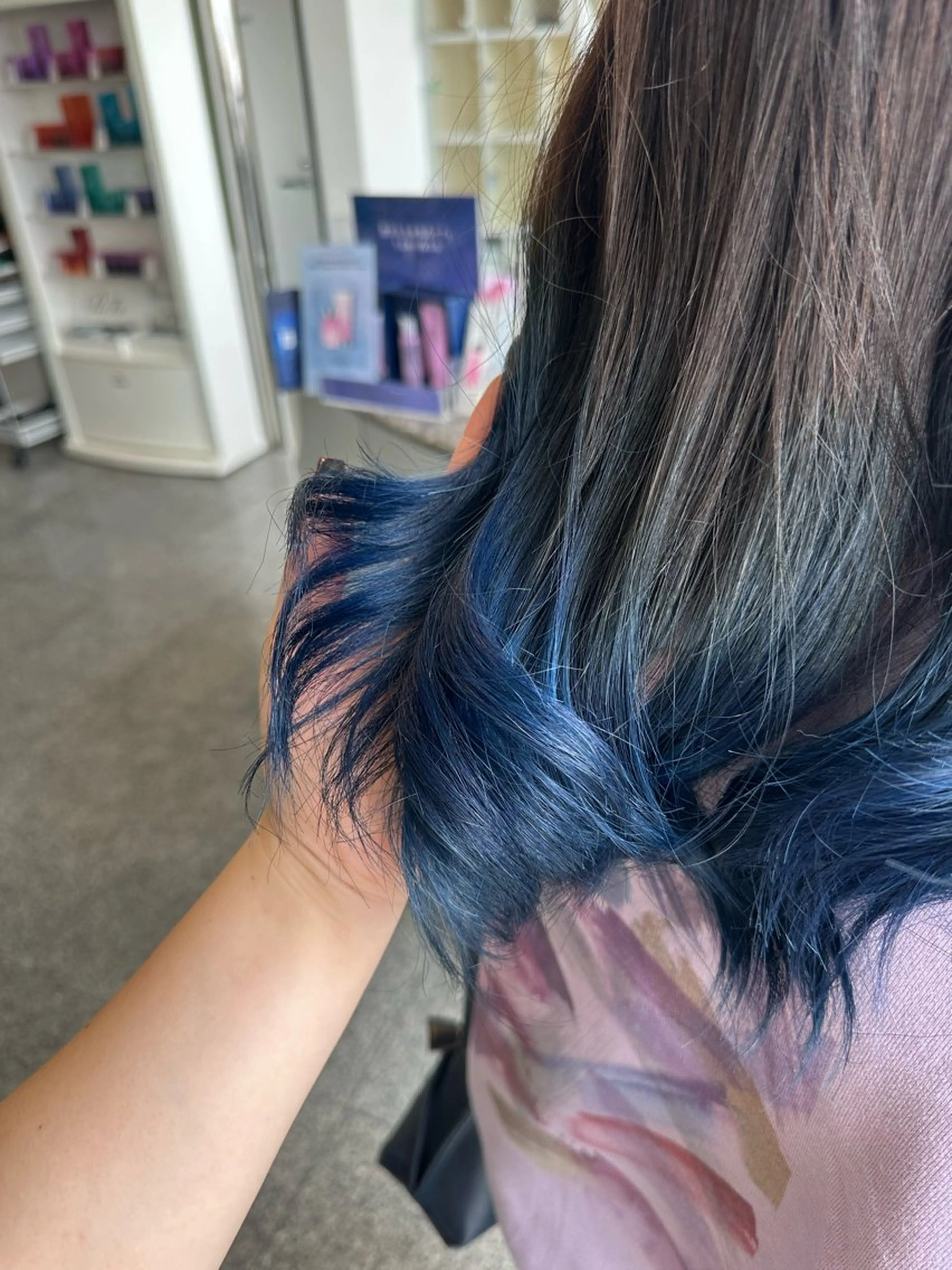 カラー ヘアカラー 町田 里奈のヘアスタイル
