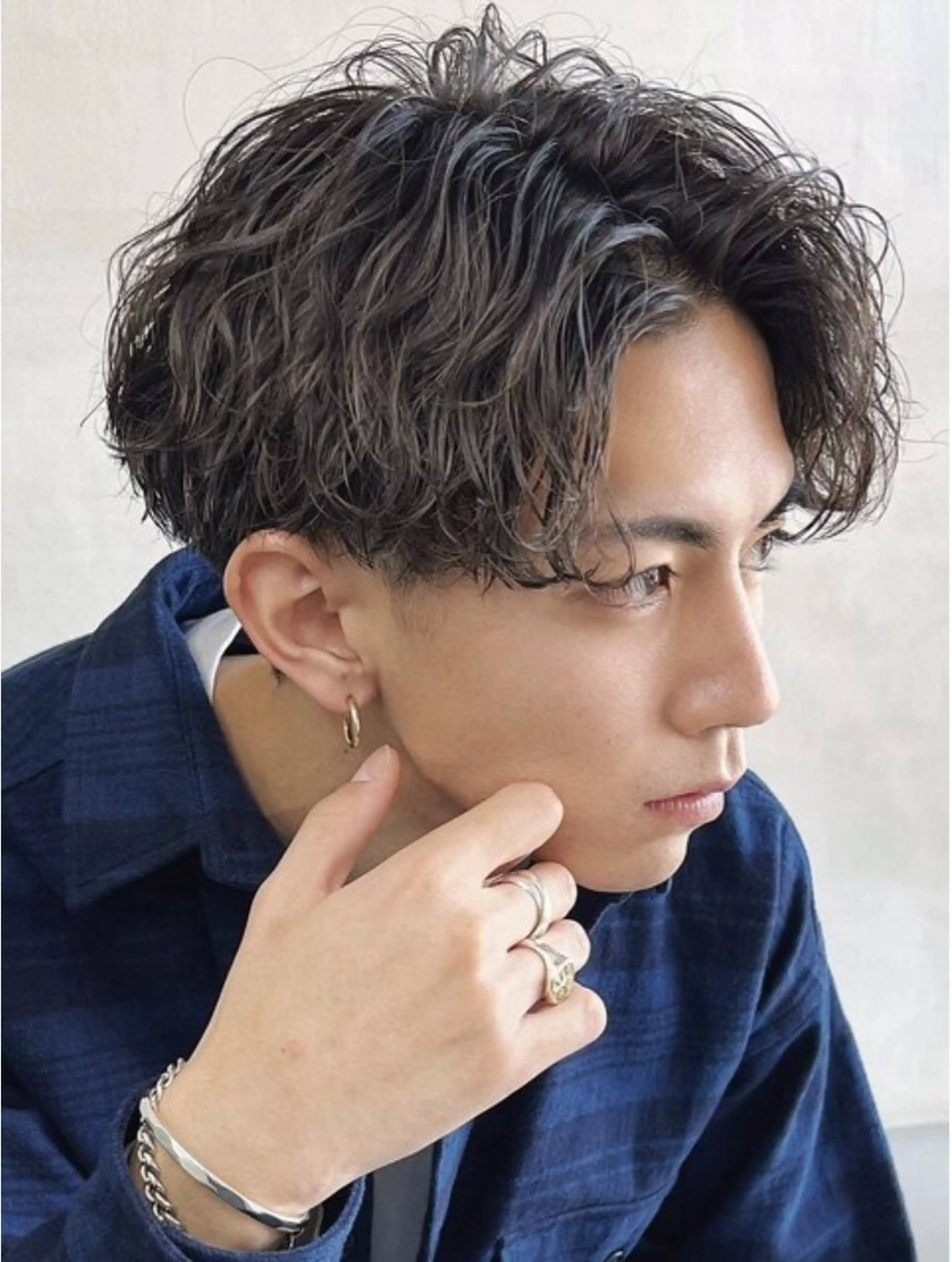 パーマ メンズ パーマ fifth / 山下 和輝 海外風スタイルのヘアスタイル