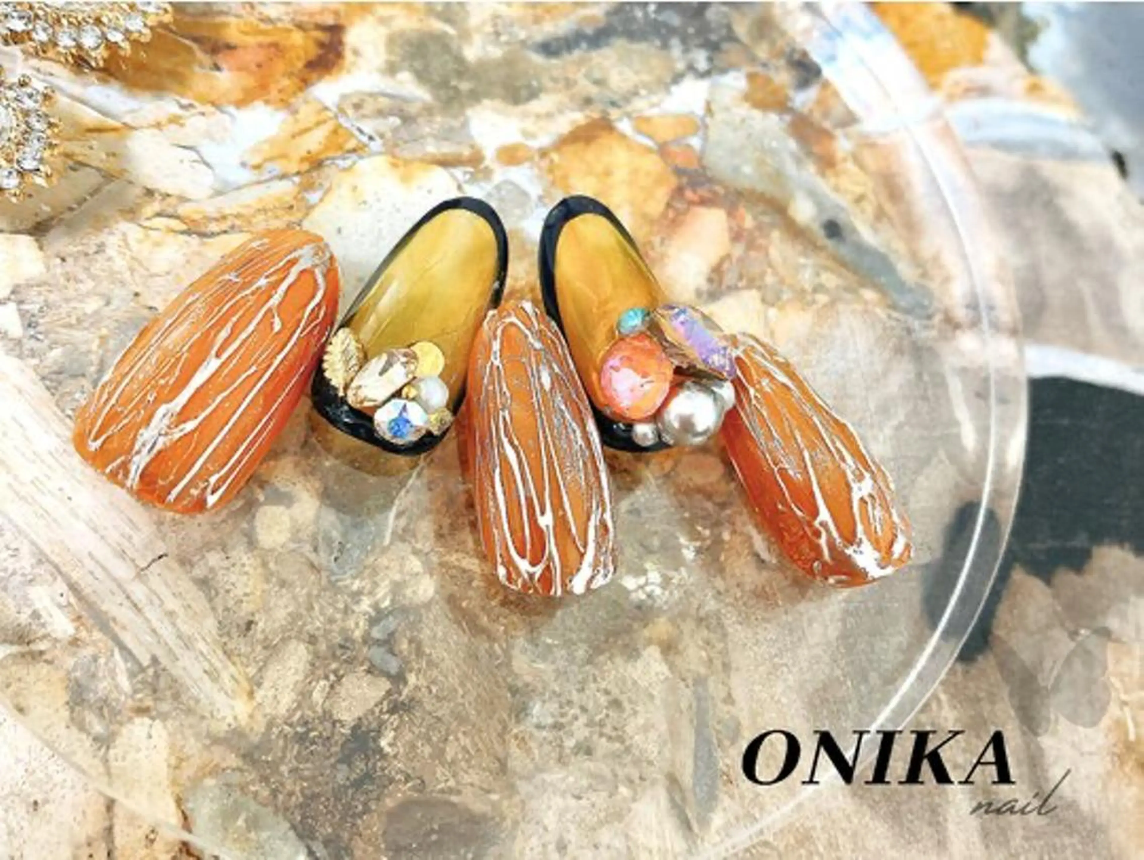 ネイル ONIKA Nail 青山通り店所属・ONIKA Nail 表参道A4🦋2分のネイルデザイン
