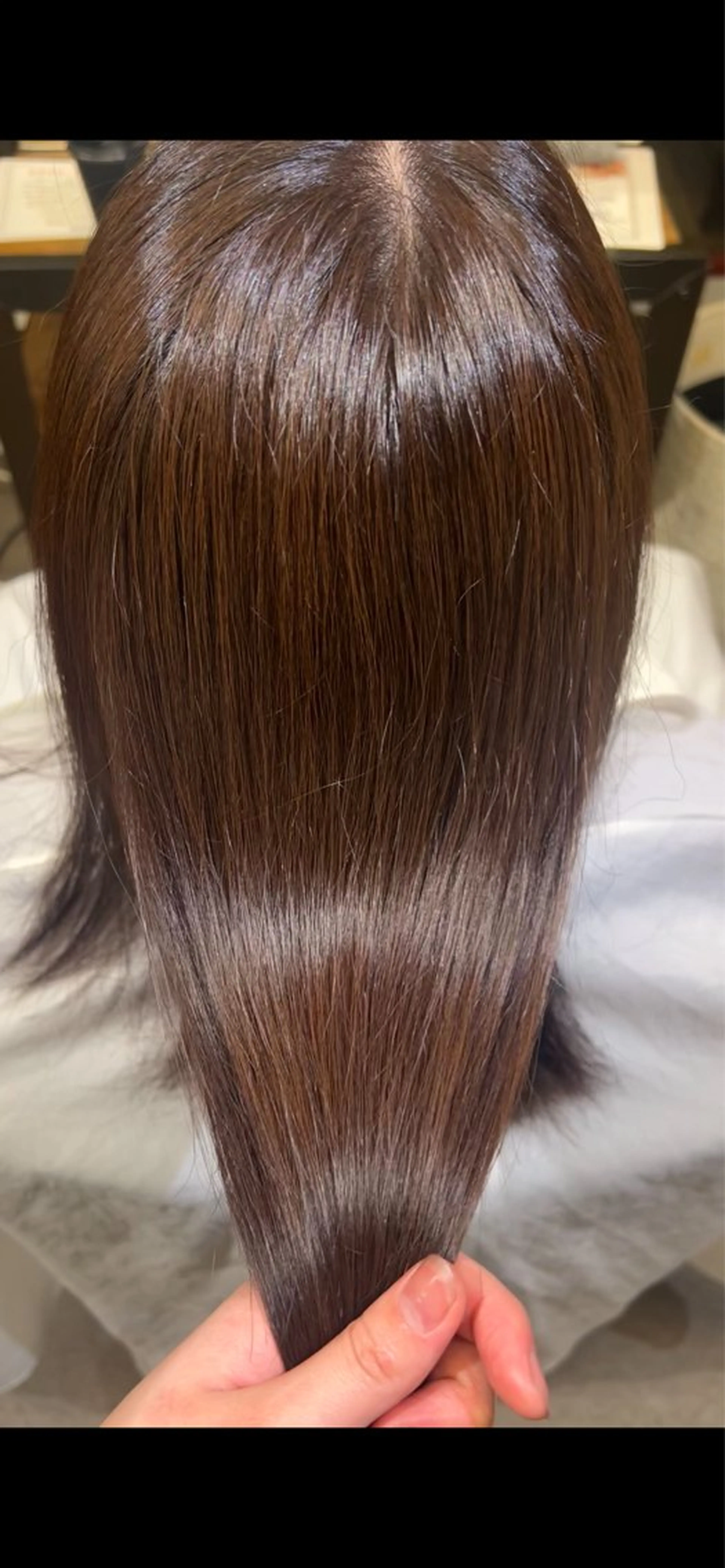 ミディアム カラー ブラウンカラー りこ (Rico)のヘアスタイル