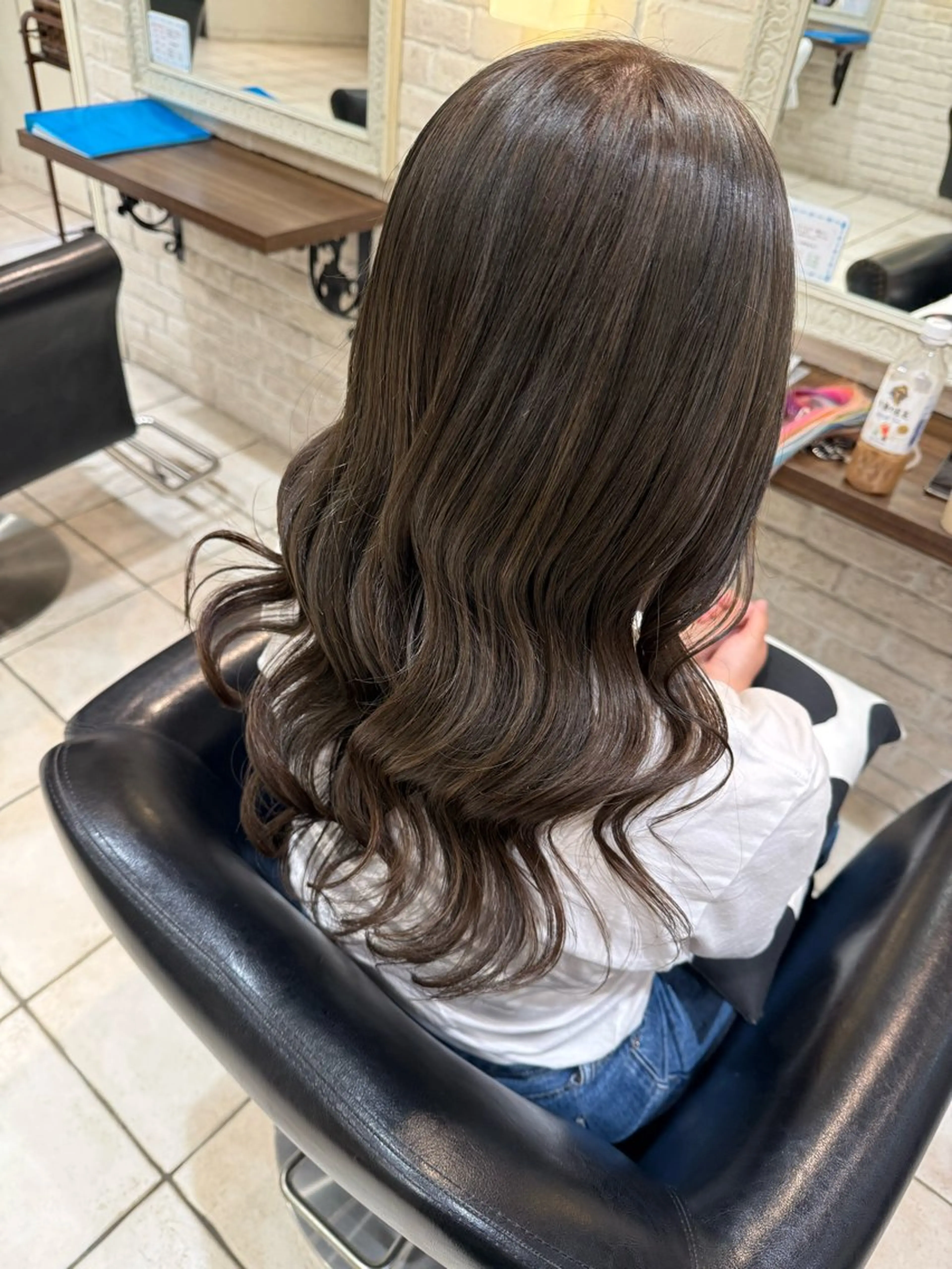 カラー ブリーチ ヘアカラー トリートメント 🩵RIKO🩵 透明感カラー🫧のヘアスタイル