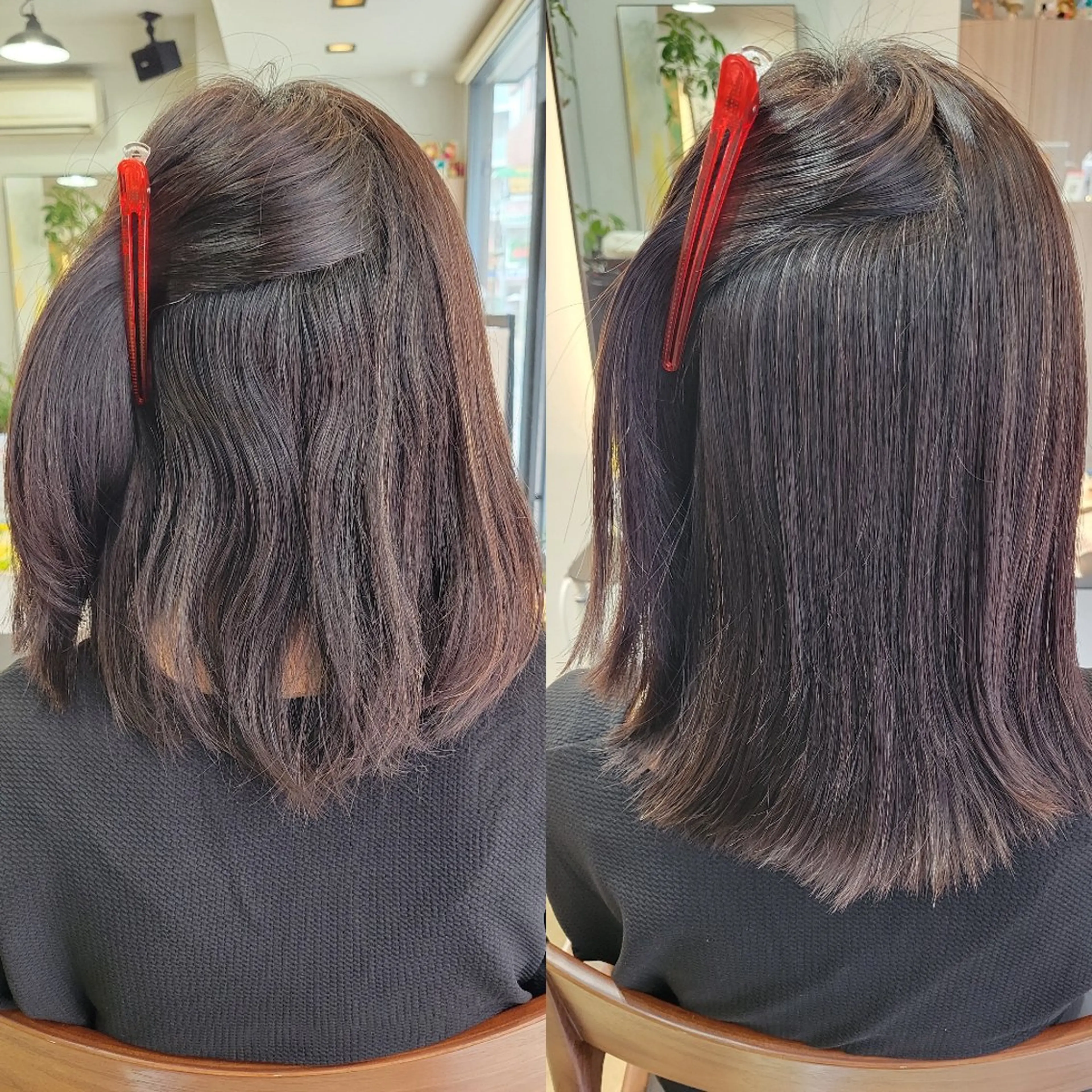 ミディアム 縮毛矯正 縮毛矯正 Beauty Salon Link所属・野村 果音(カノン)のヘアスタイル
