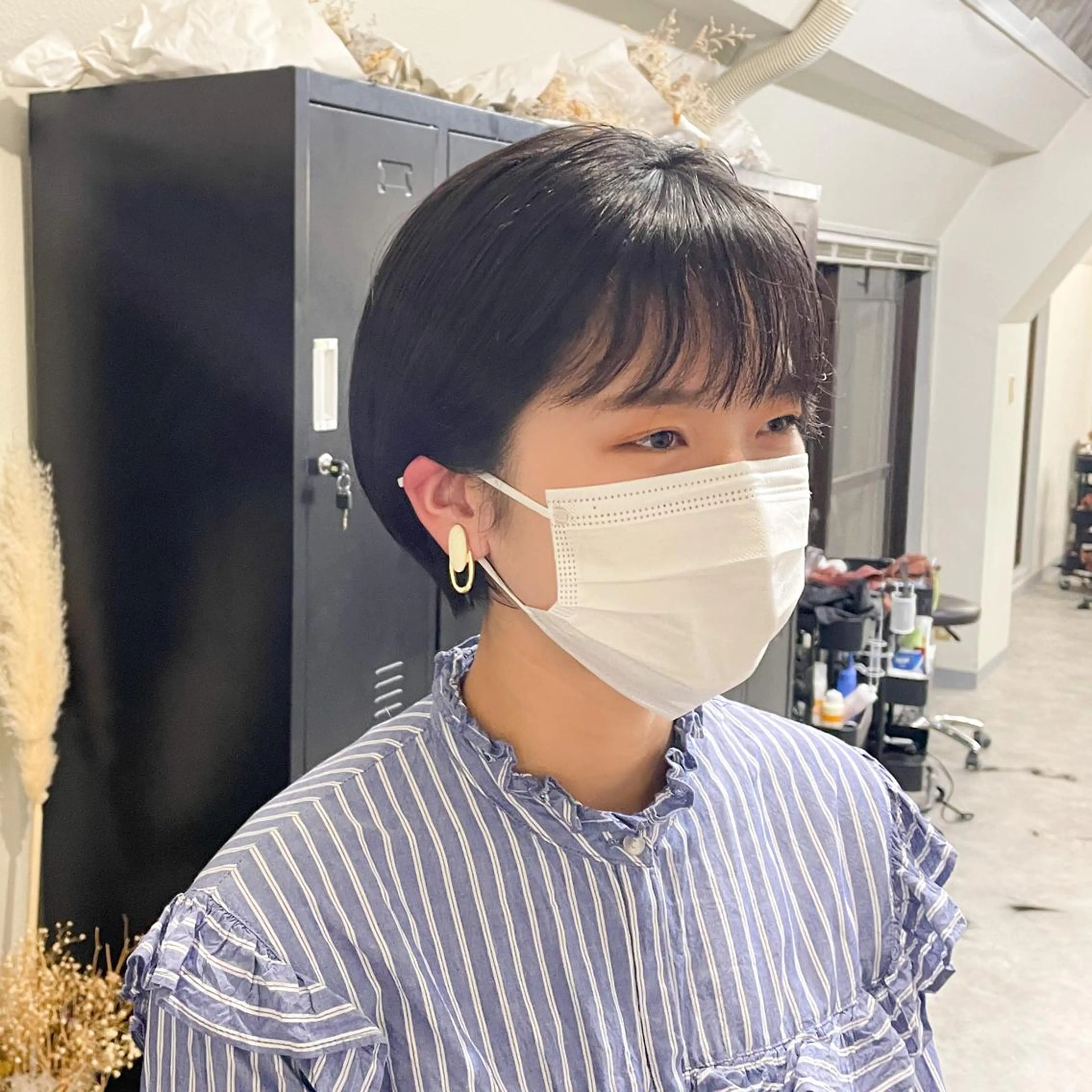 ショート カラー パーマ ヘアアレンジ メンズ キッズ ネイル マツエク・マツパ 切りっぱなしボブ 前下がりボブ ショートボブ メンズブリーチ メンズハイライト GO TODAY SHAiRE SALON所属・大人スタイル 太田のヘアスタイル