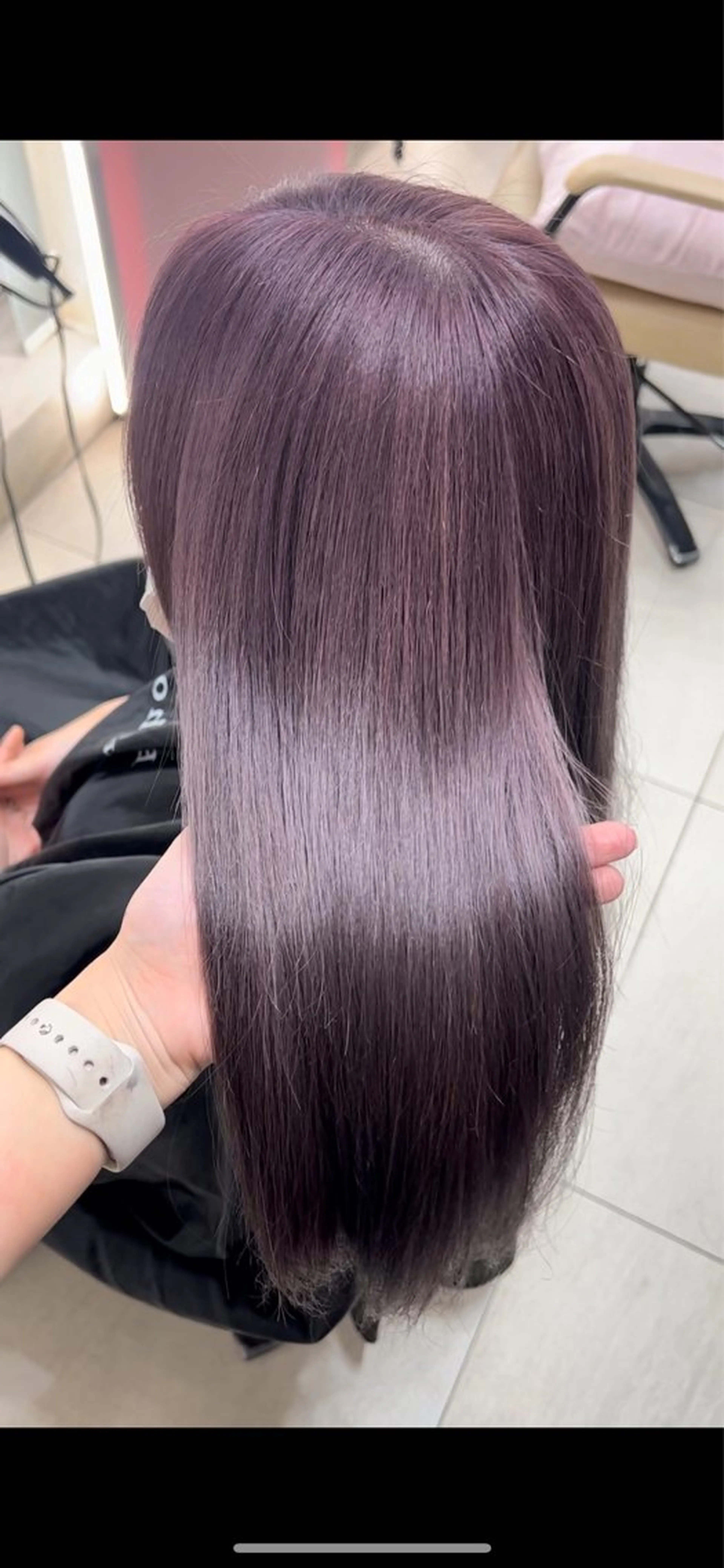 ロング Ami♡ ピンク/ラベンダーのヘアスタイル