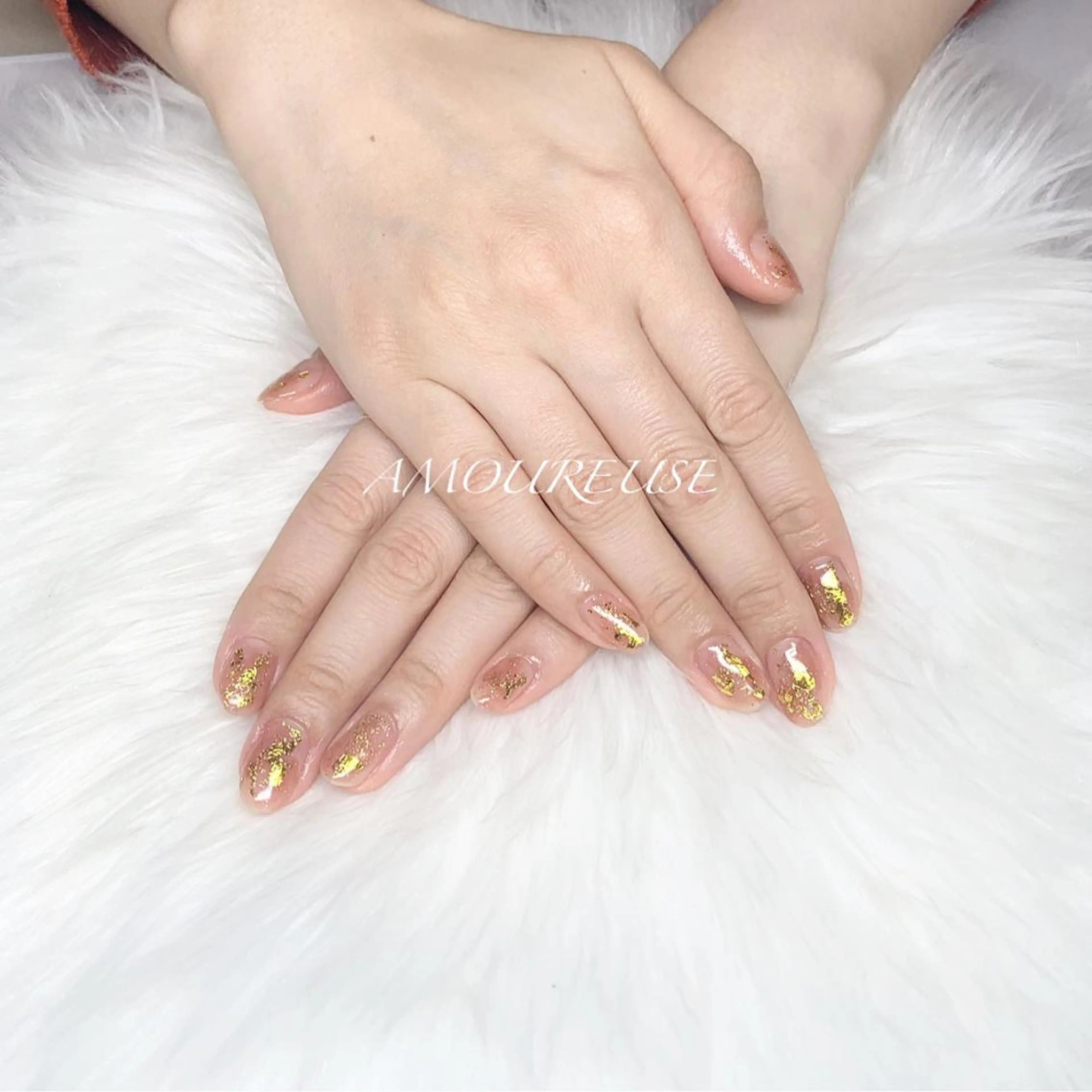 ネイル クリアネイル ニュアンスネイル Amoureuse KARENのネイルデザイン