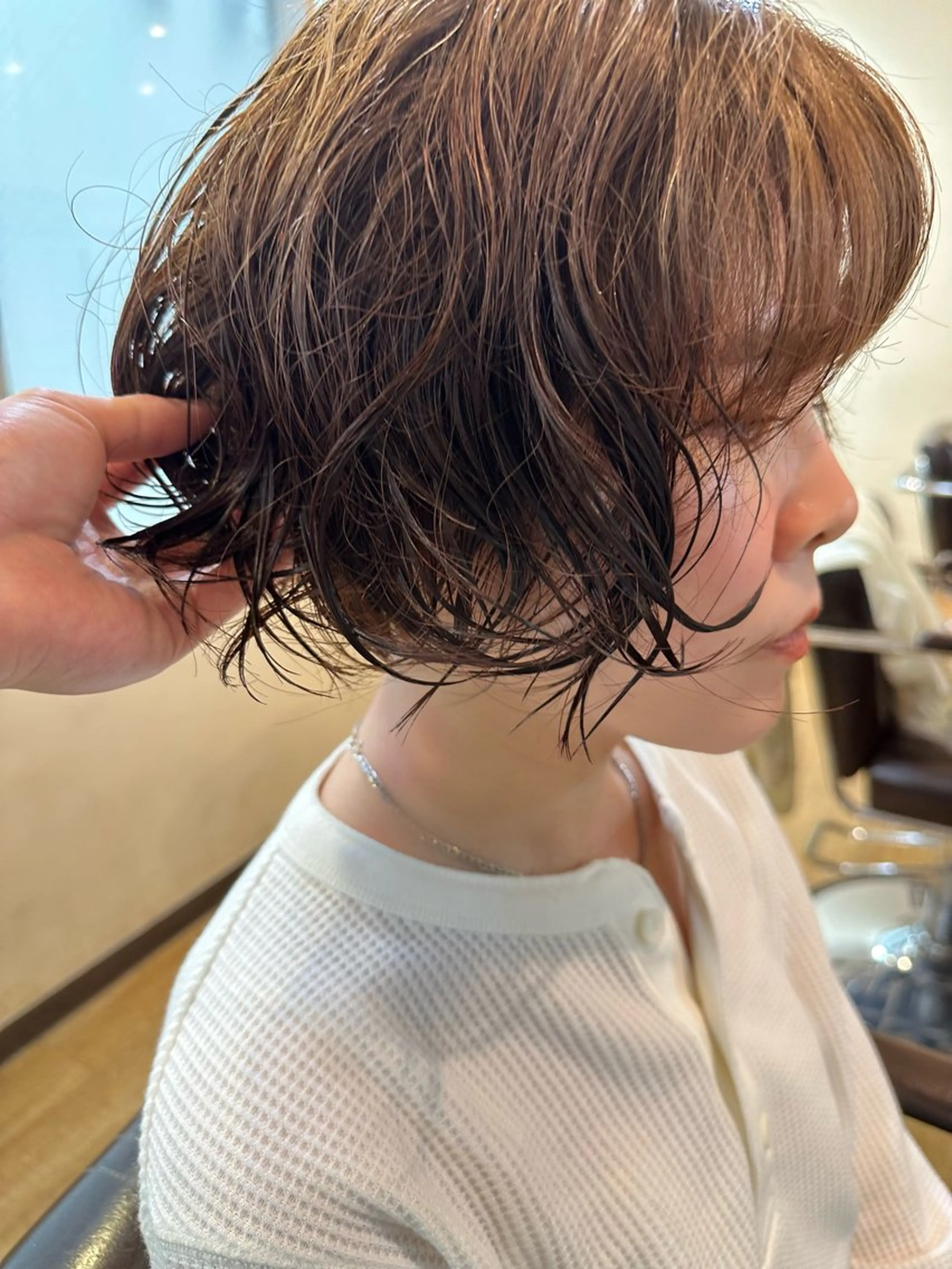 ショート カラー パーマ KAKERU/ボブ/ ショート/パーマ🌱のヘアスタイル