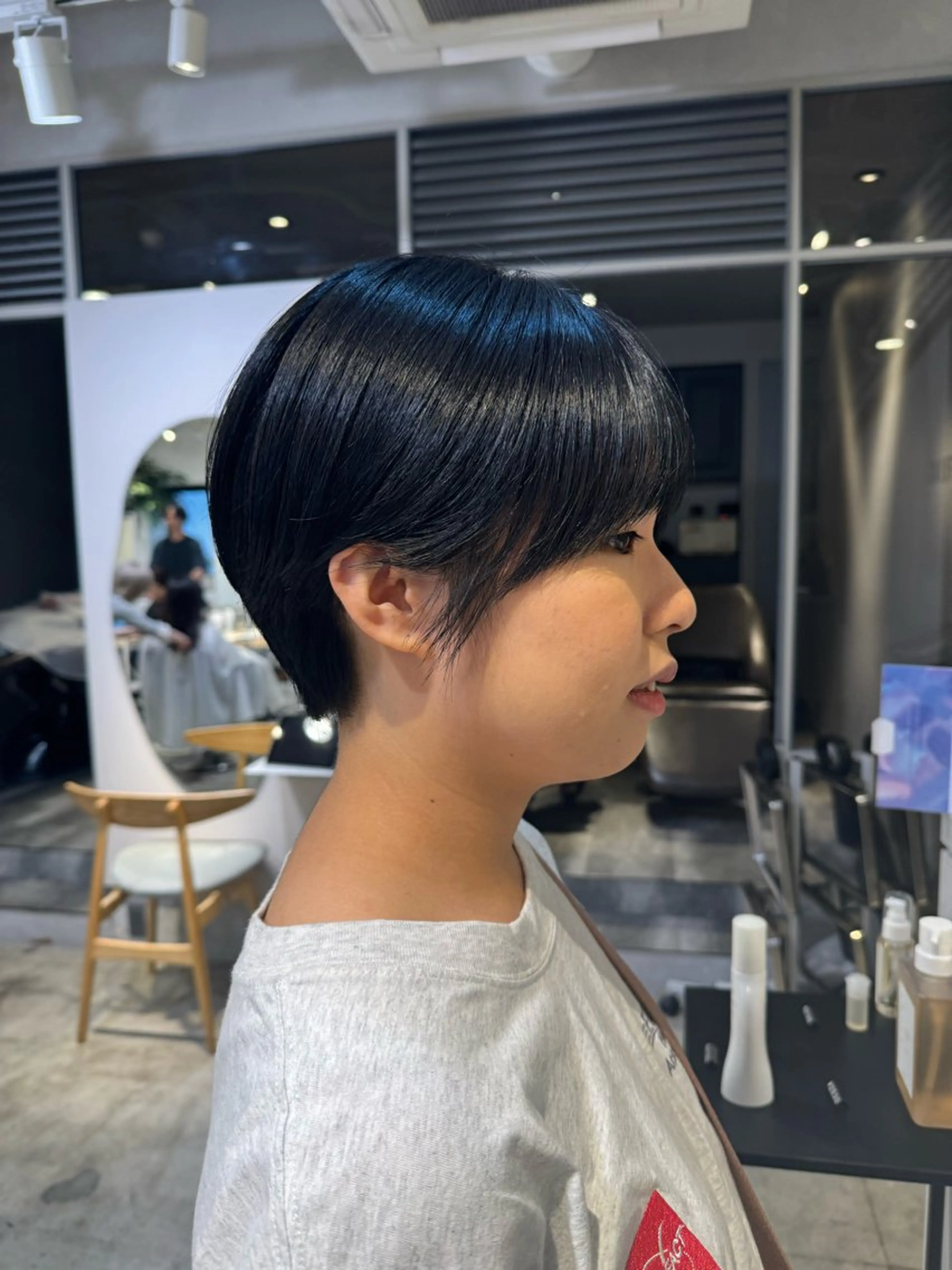 ショート ショートヘア FILMS 新宿所属・梨澤 百音のヘアスタイル