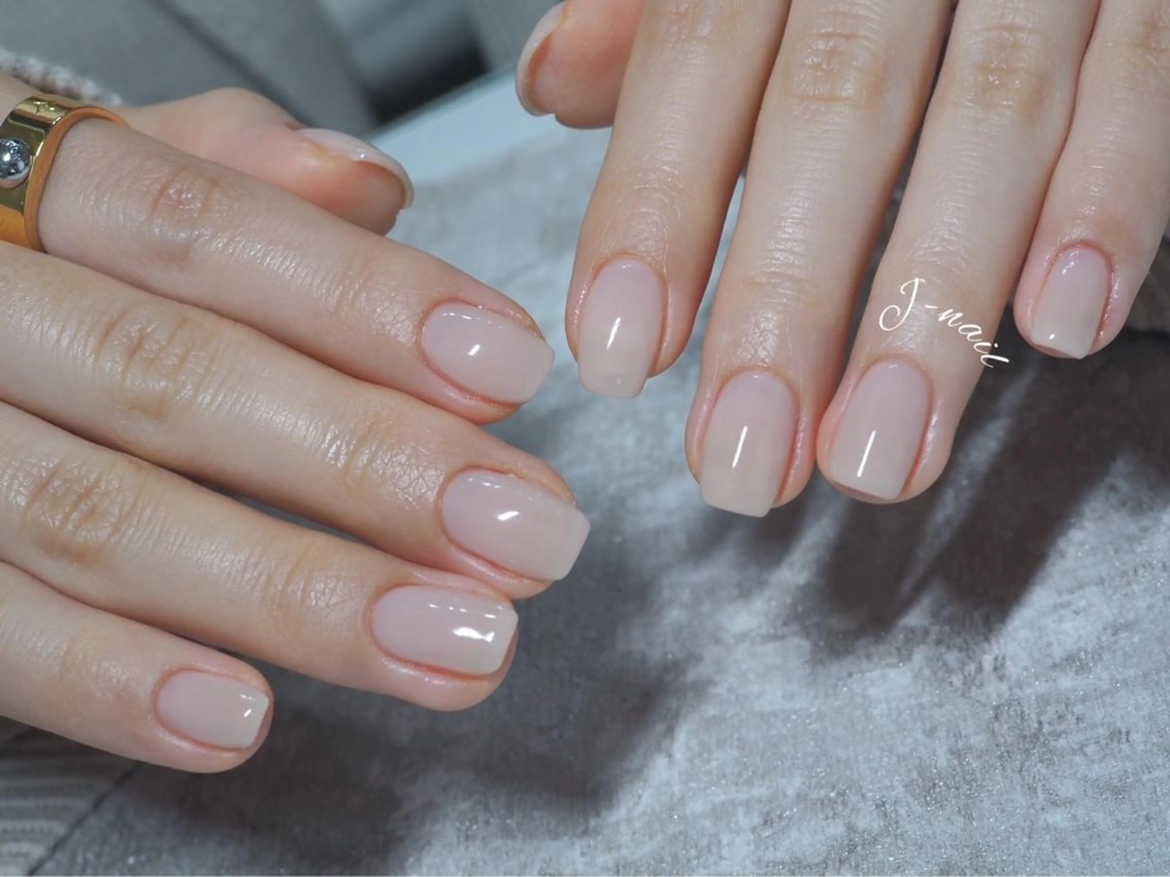 ネイル ワンカラーネイル シンプルネイル J-nail satoのネイルデザイン