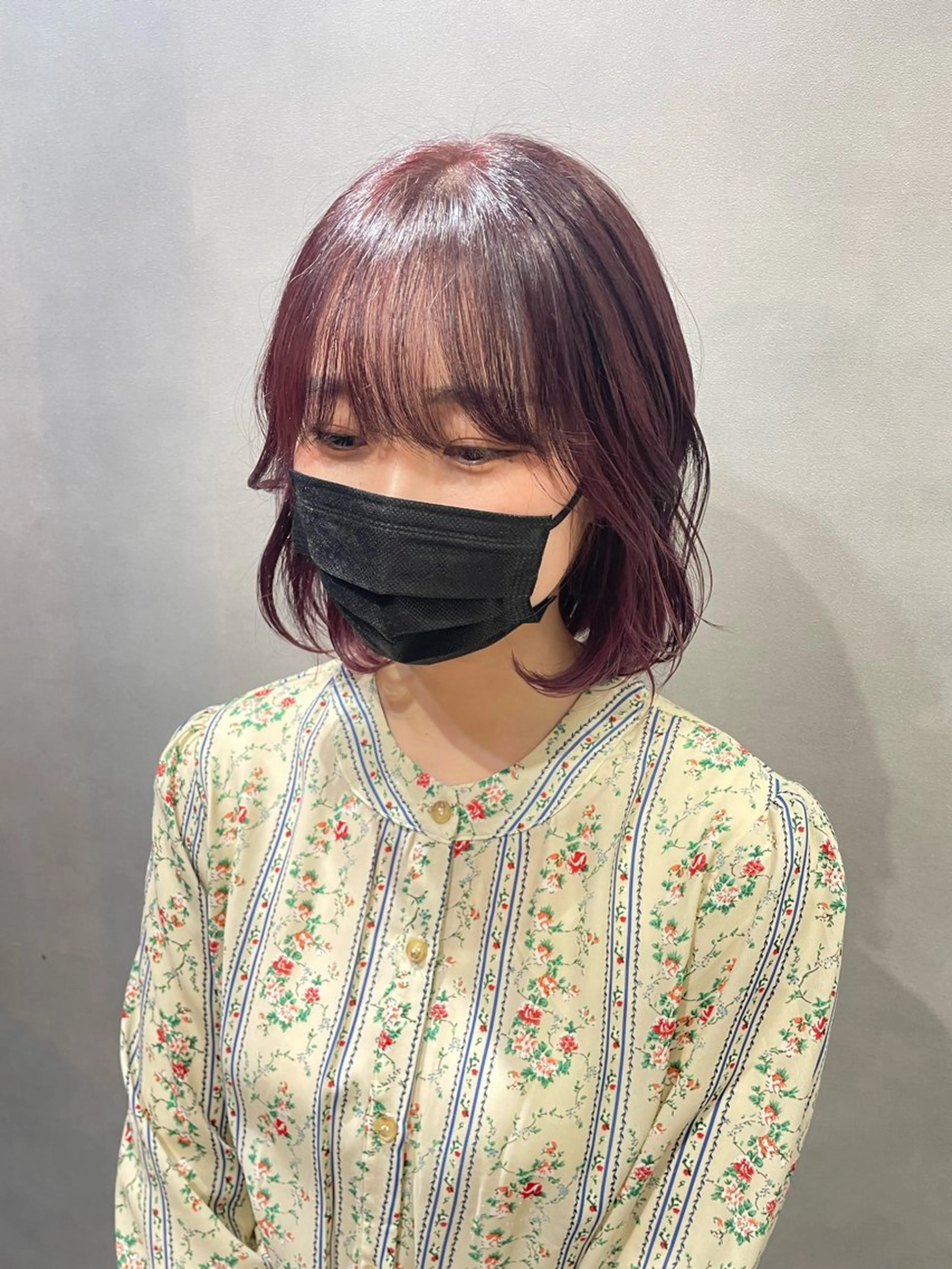 ミディアム カラー ブリーチ/暖色カラー 🎀オビツメイのヘアスタイル