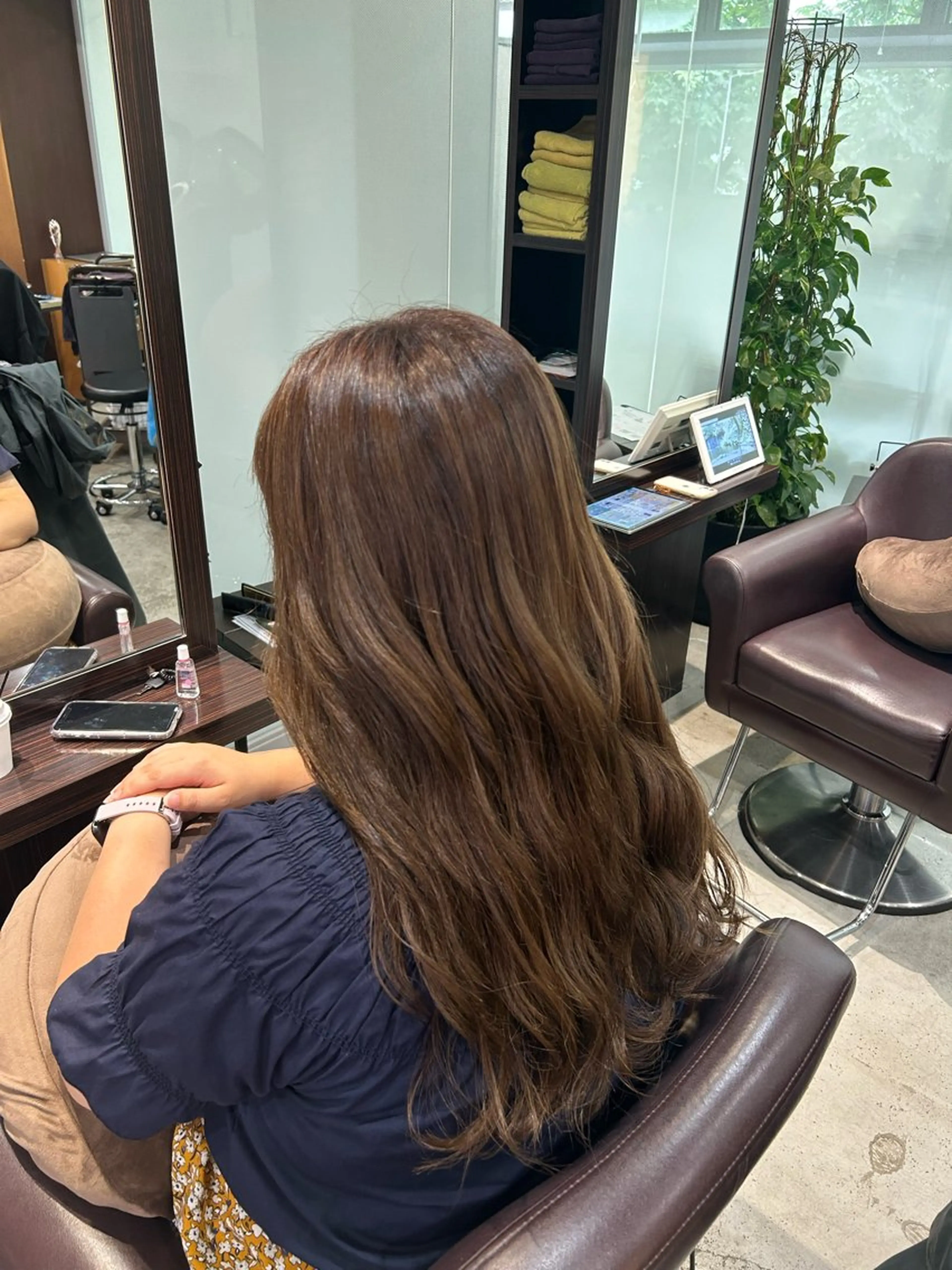 ロング カラー ヘアカラー ヘッドスパ 坂本奈都美 🎀のヘアスタイル