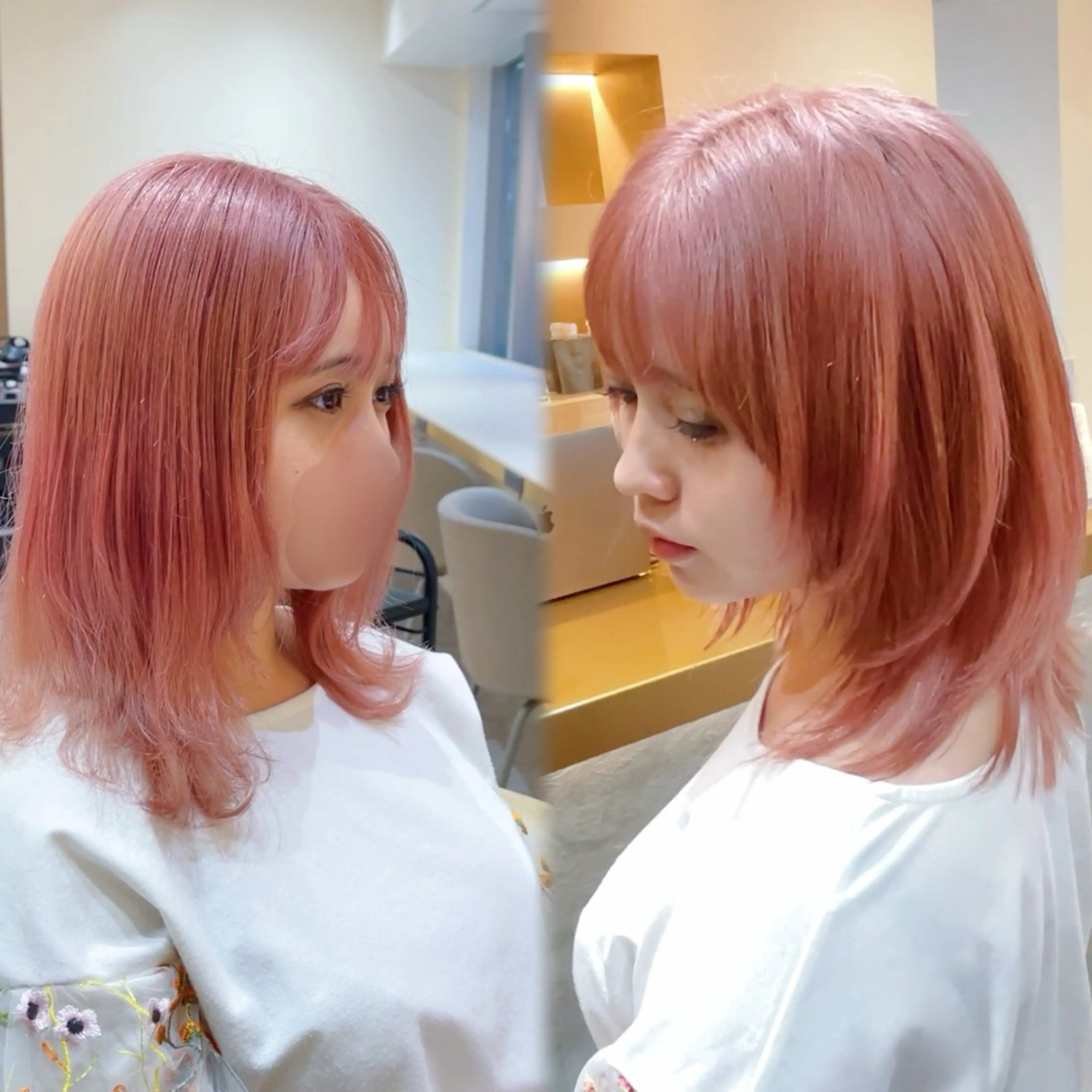 ミディアム D.I.E.V.A 渋谷所属・✨小顔レイヤー/ 中性ウルフ/清野龍平のヘアスタイル