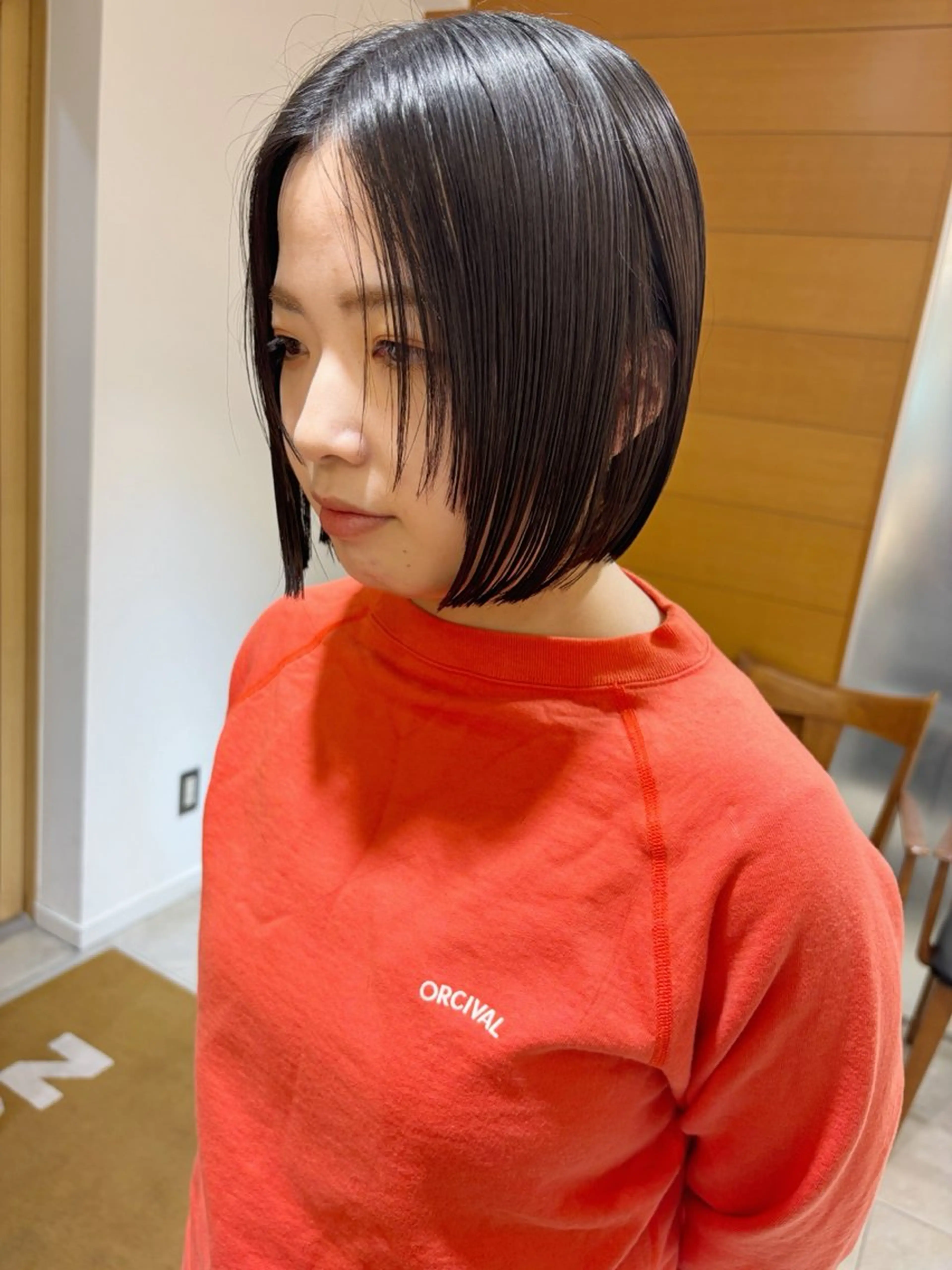 ショート カット トリートメント 齋藤 咲のヘアスタイル