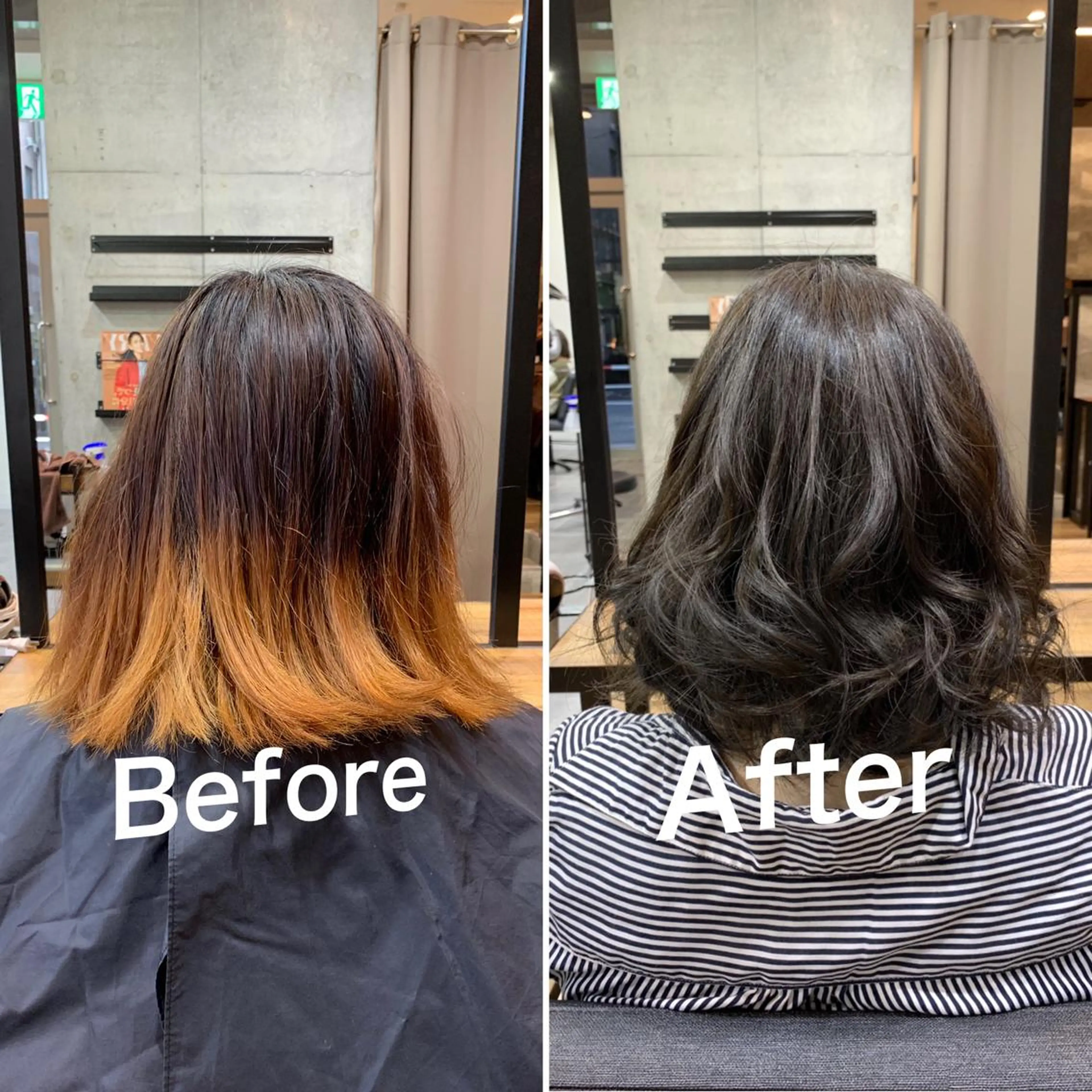 カラー カット トリートメント 佐瀬竜矢PRIMAL /portのヘアスタイル