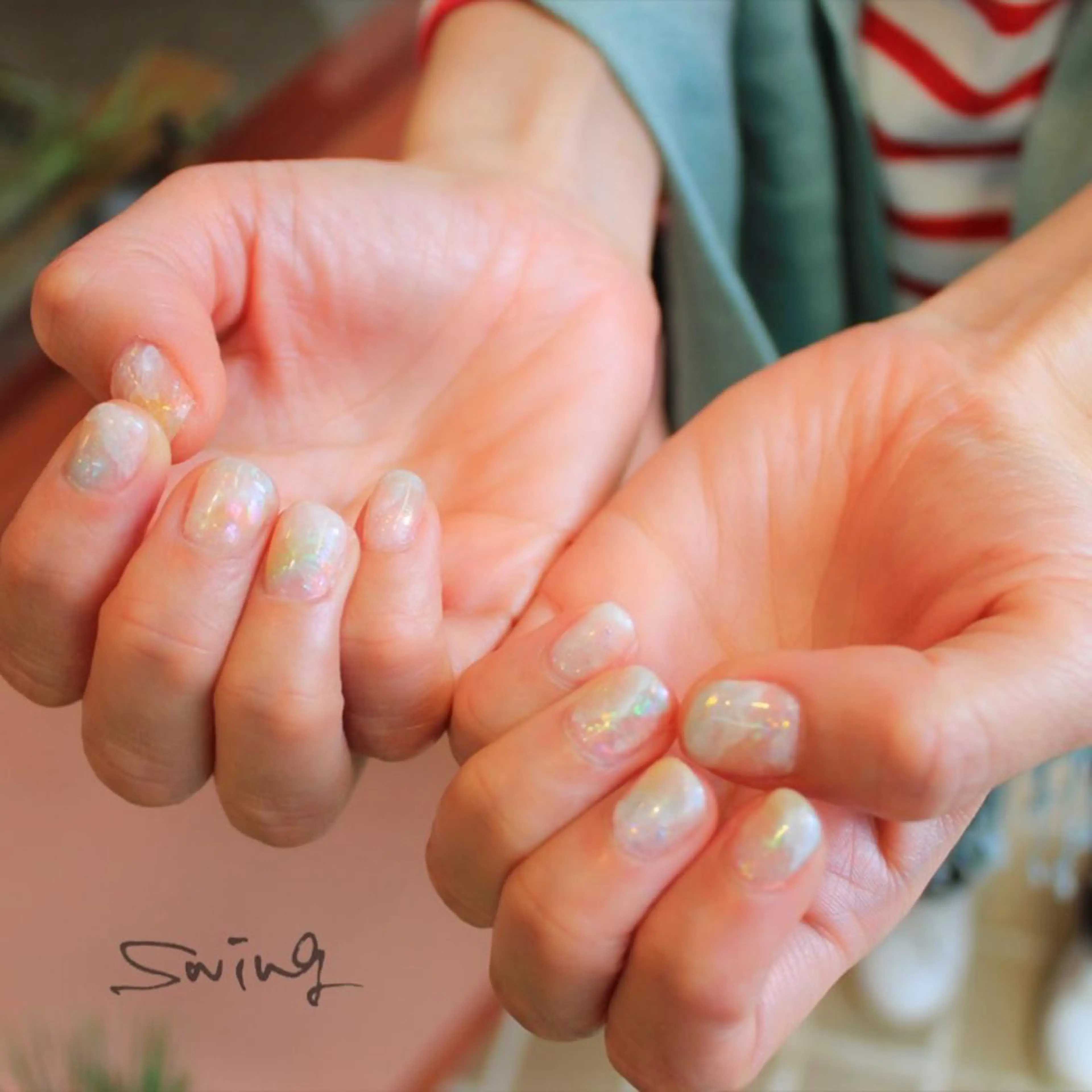 ネイル キラキラネイル SWING Nail Salon所属・Yoshida Takakoのネイルデザイン