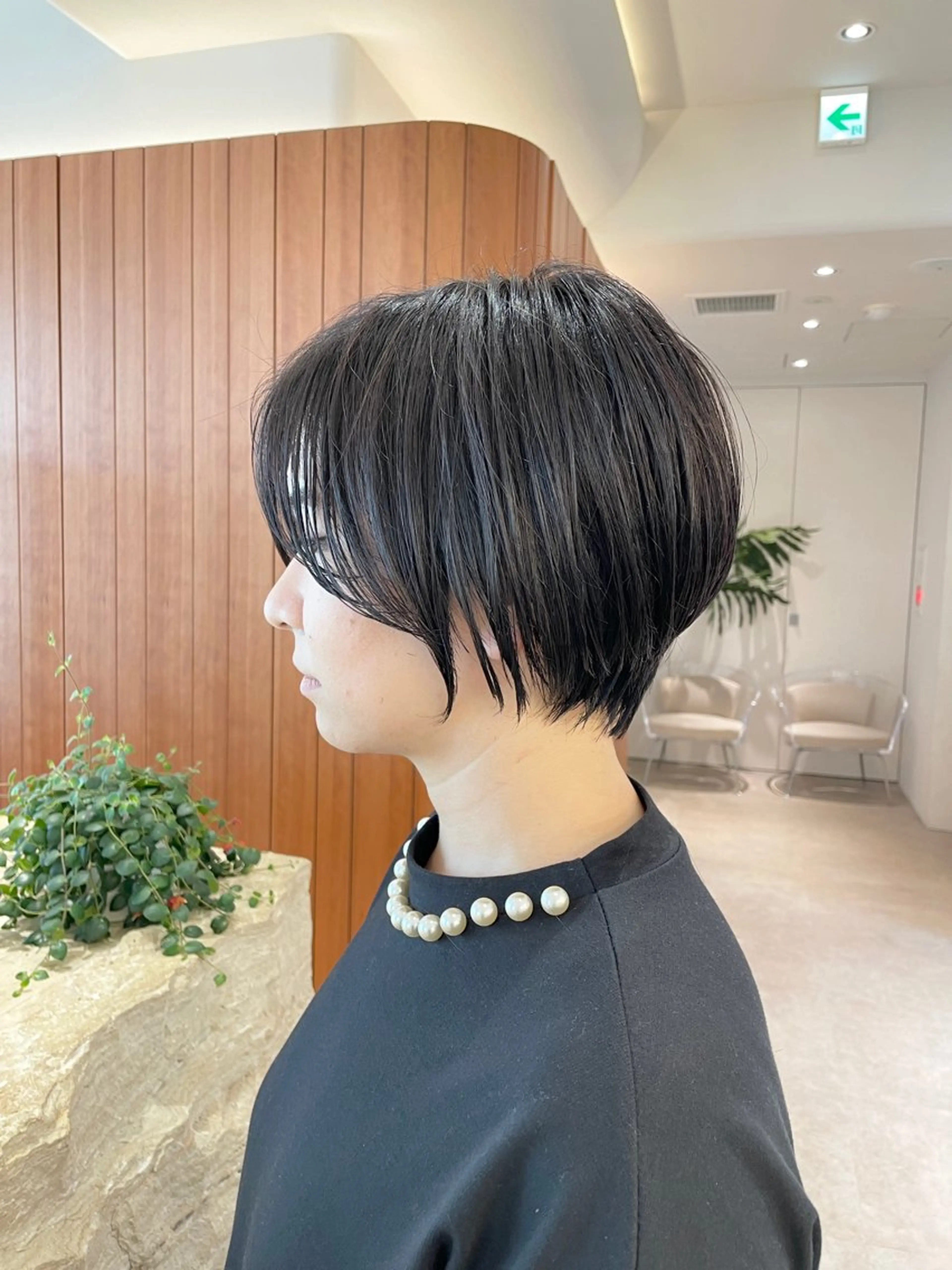 ショート カラー カット ヘアカラー トリートメント 渋谷ボブ/ショート 特化田中航平のヘアスタイル