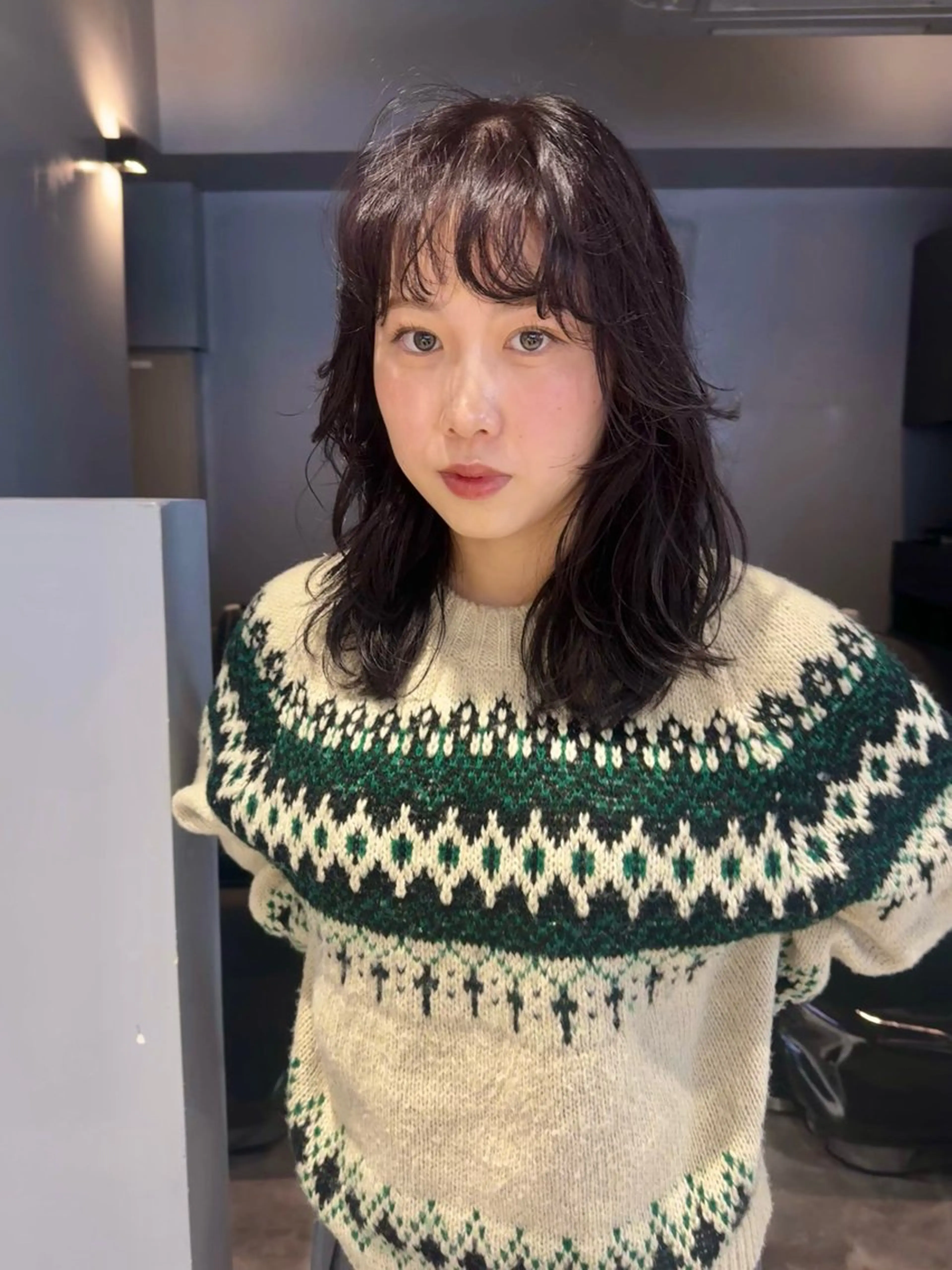 セミロング カラー カット ヘアカラー トリートメント 画 kirikaのヘアスタイル